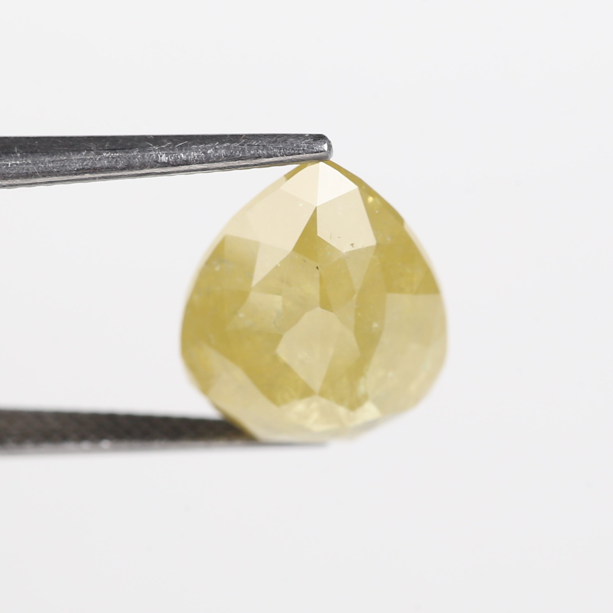 9 Carat Pear Diamond Natural Vivid Yellow For Engagement Ring