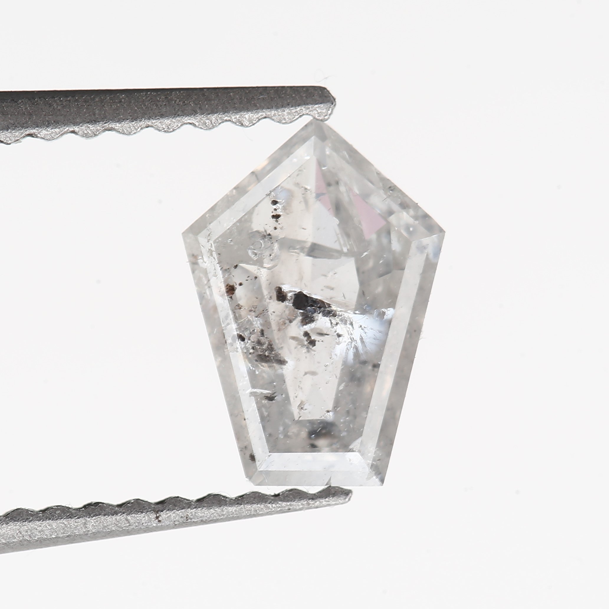 kite cut salt pepper diamond