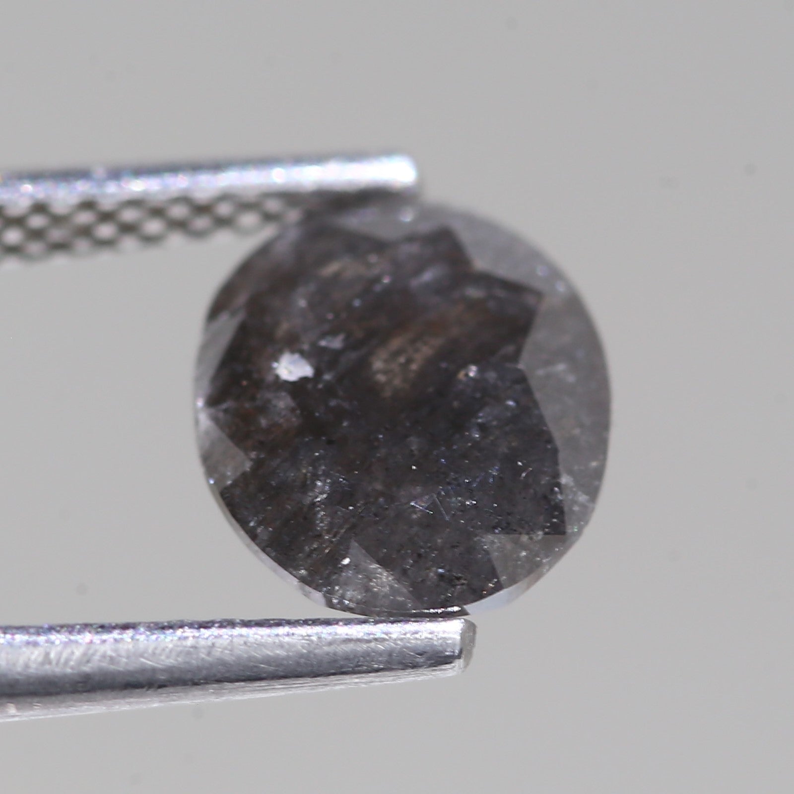 1.53 Carat Natural Oval Cut Loose Black Diamond 8.74 MM