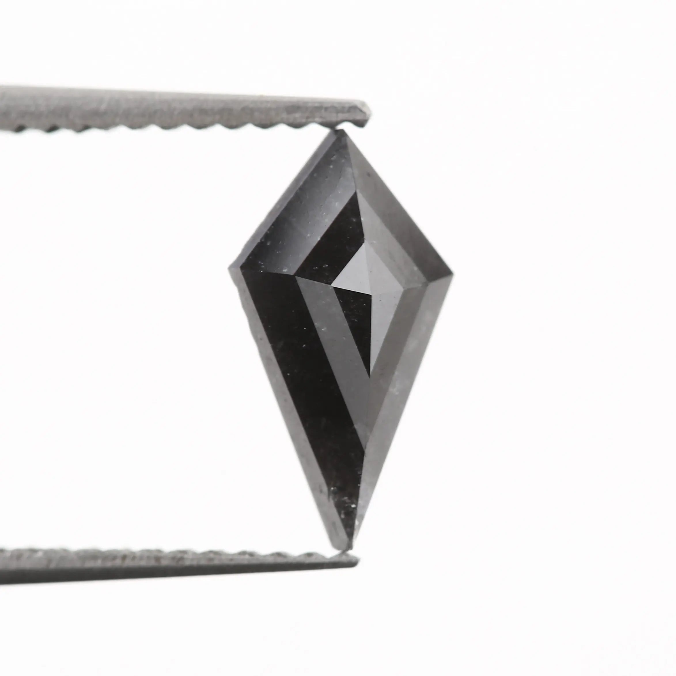 kite cut salt and pepper diamond step cut