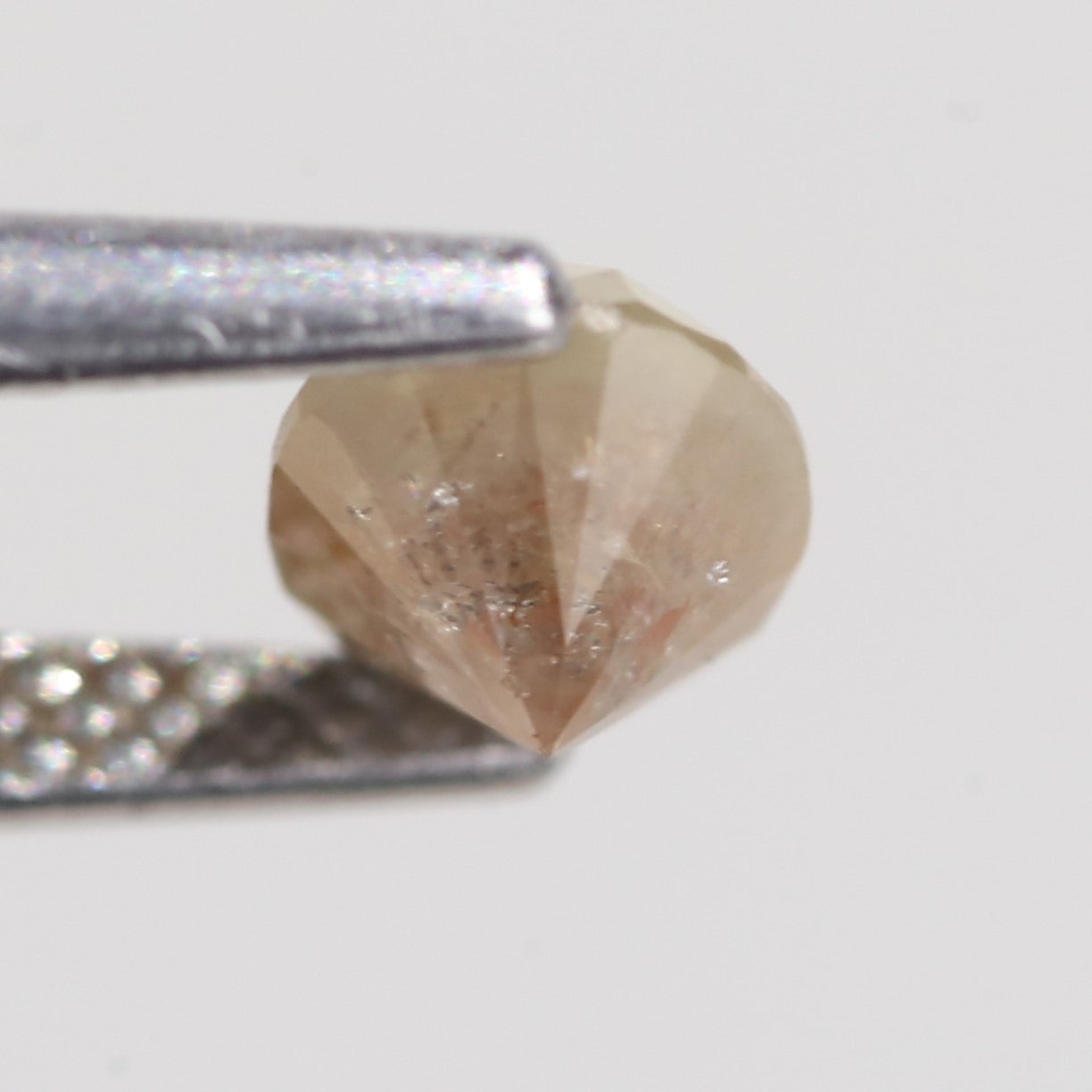 0.92 Carat Natural Oval Cut Brown Yellow Diamond 6.86 MM