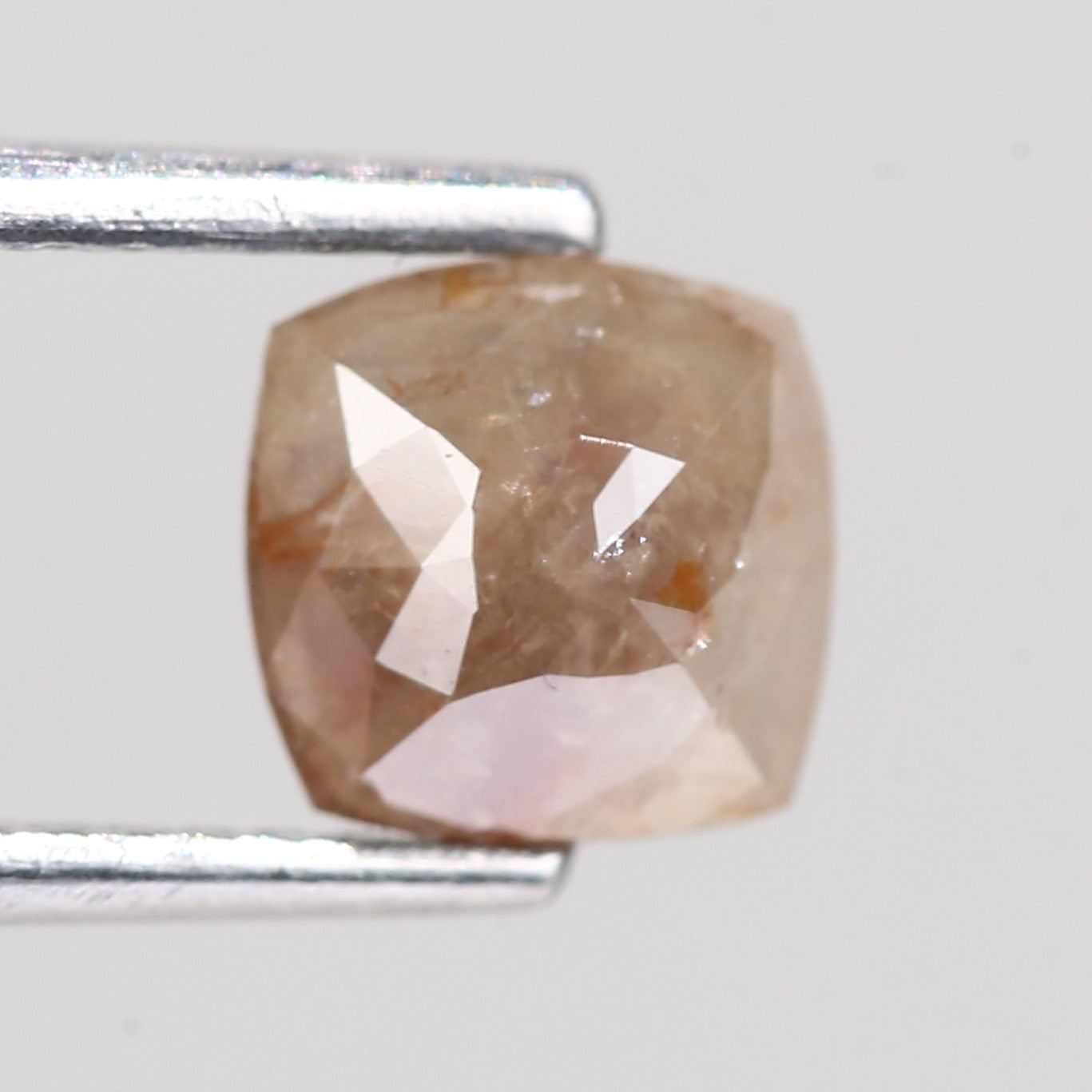 0.89 Carat Natural Cushion Cut Hue Pink Diamond 6.07 MM