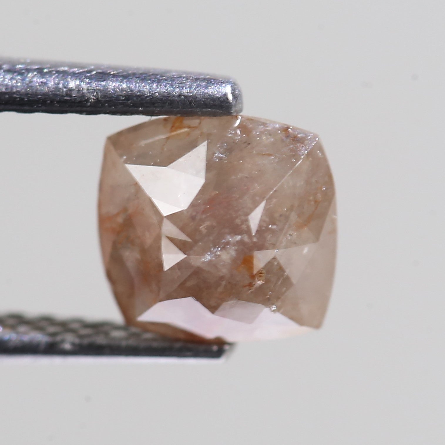 0.89 Carat Natural Cushion Cut Hue Pink Diamond 6.07 MM