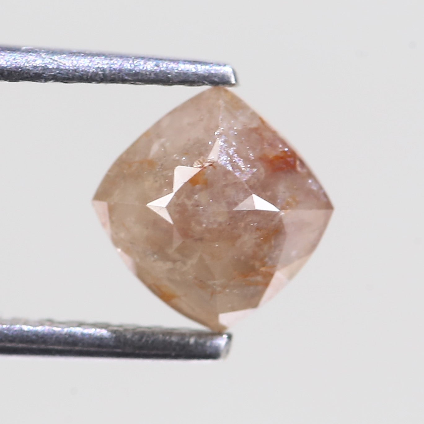 0.89 Carat Natural Cushion Cut Hue Pink Diamond 6.07 MM
