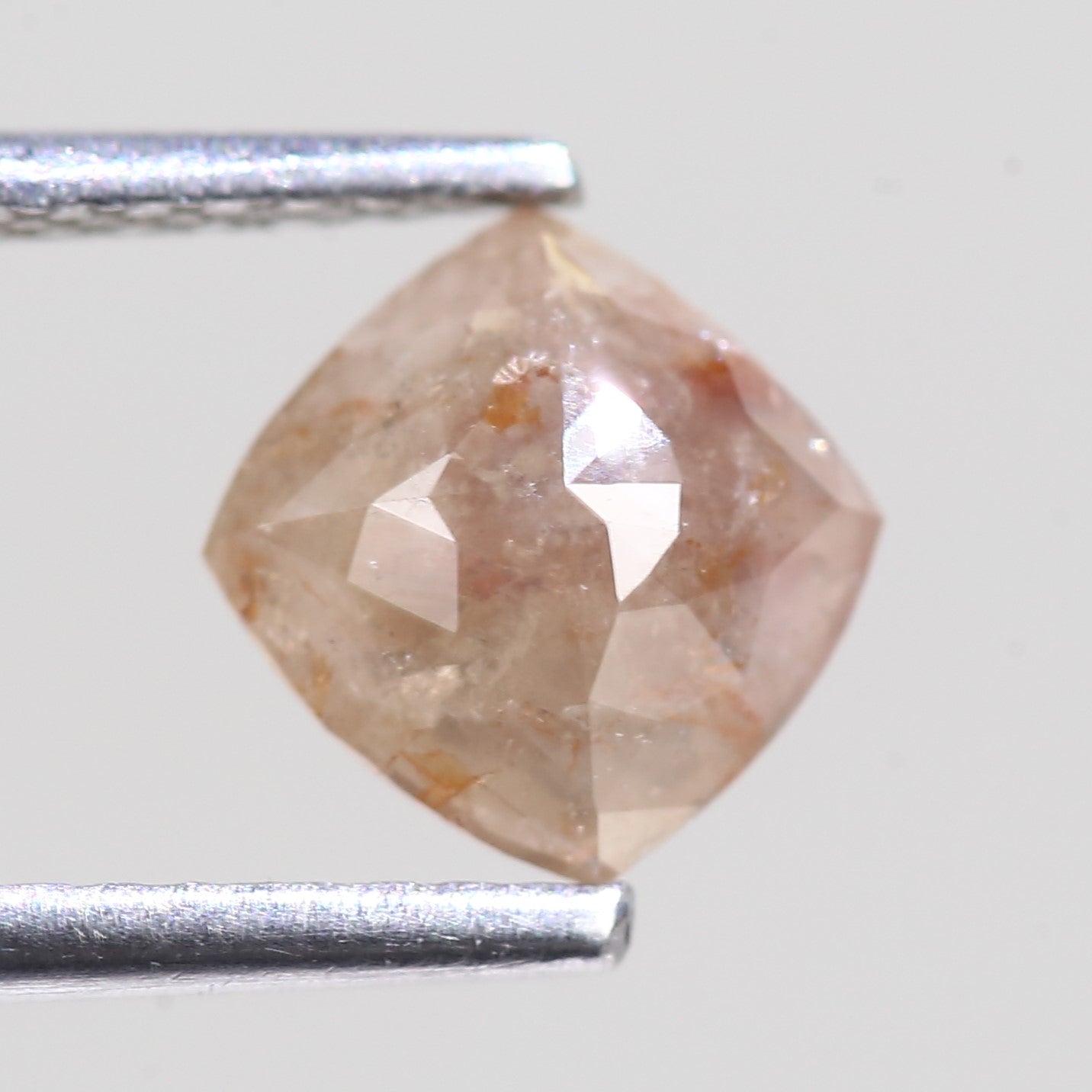 0.89 Carat Natural Cushion Cut Hue Pink Diamond 6.07 MM
