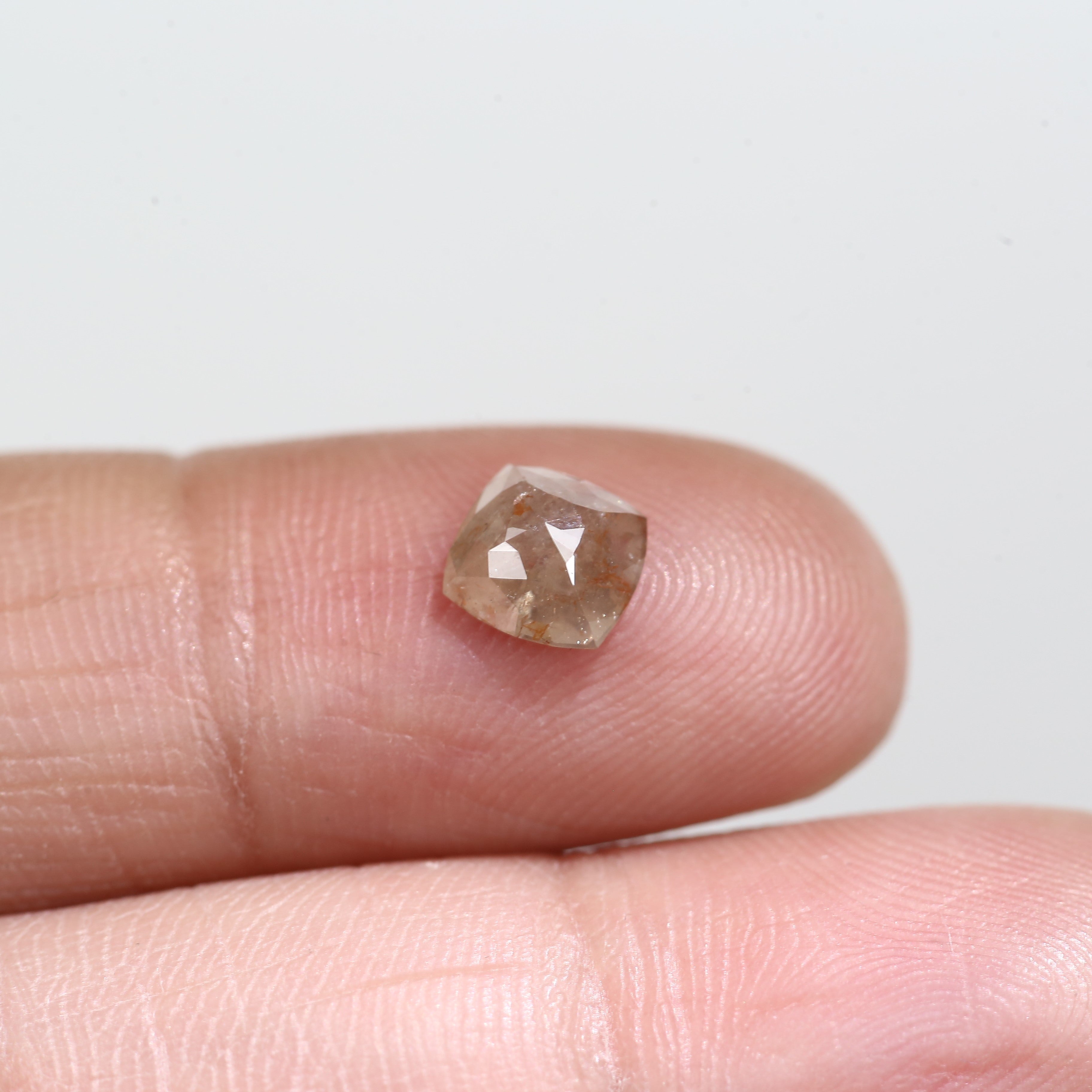 0.89 Carat Natural Cushion Cut Hue Pink Diamond 6.07 MM