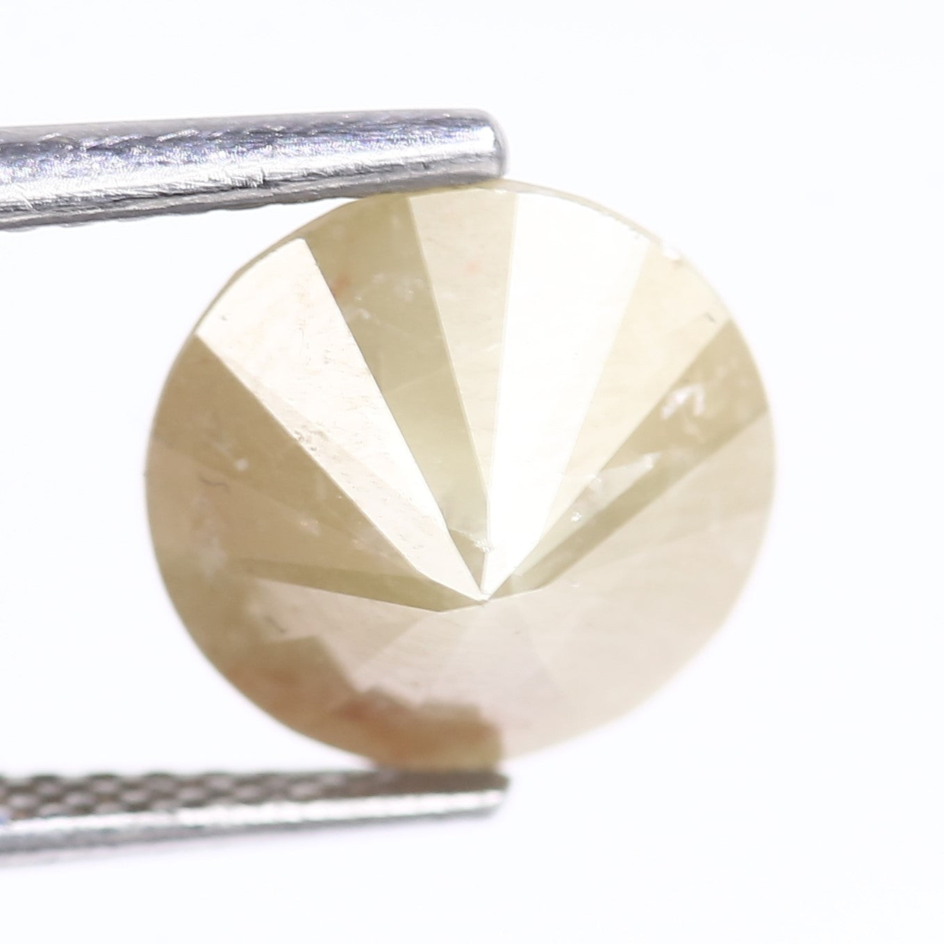 3.20 Carat Natural Round Cut Yellow Grey Salt And Pepper Diamond 9.04 MM