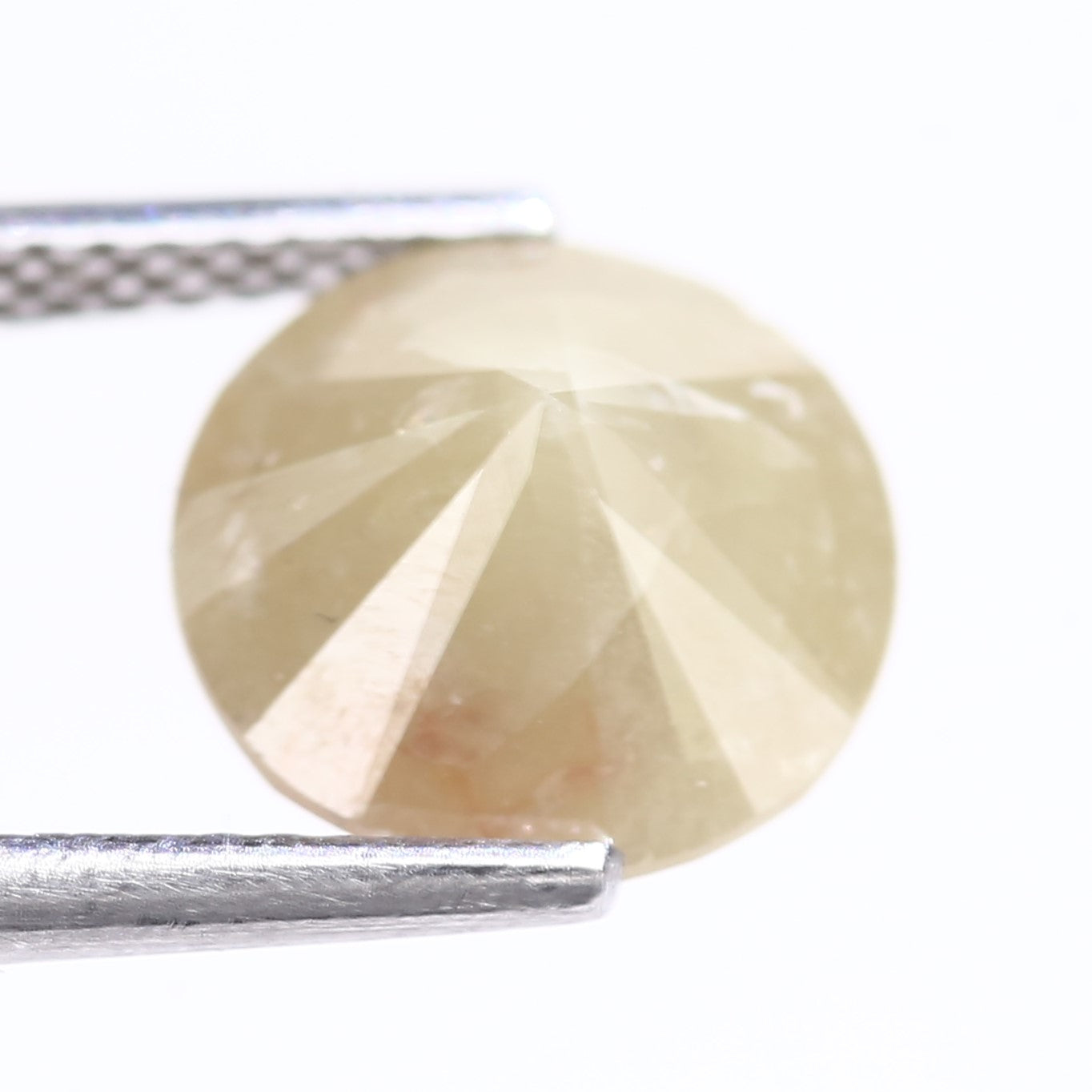 3.20 Carat Natural Round Cut Yellow Grey Salt And Pepper Diamond 9.04 MM