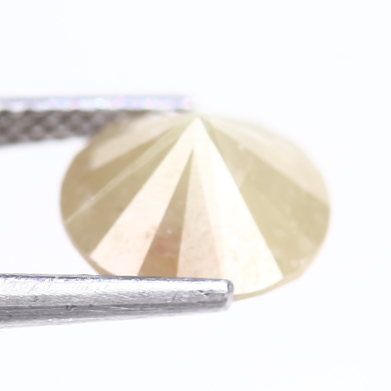 3.20 Carat Natural Round Cut Yellow Grey Salt And Pepper Diamond 9.04 MM