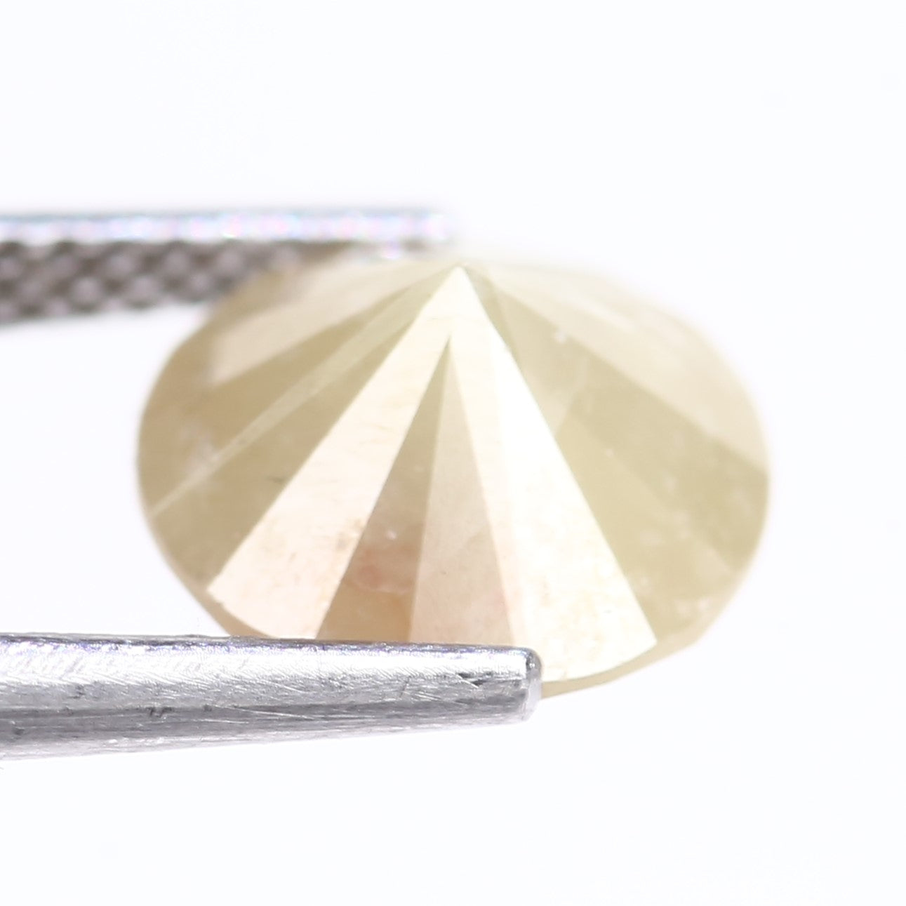 3.20 Carat Natural Round Cut Yellow Grey Salt And Pepper Diamond 9.04 MM