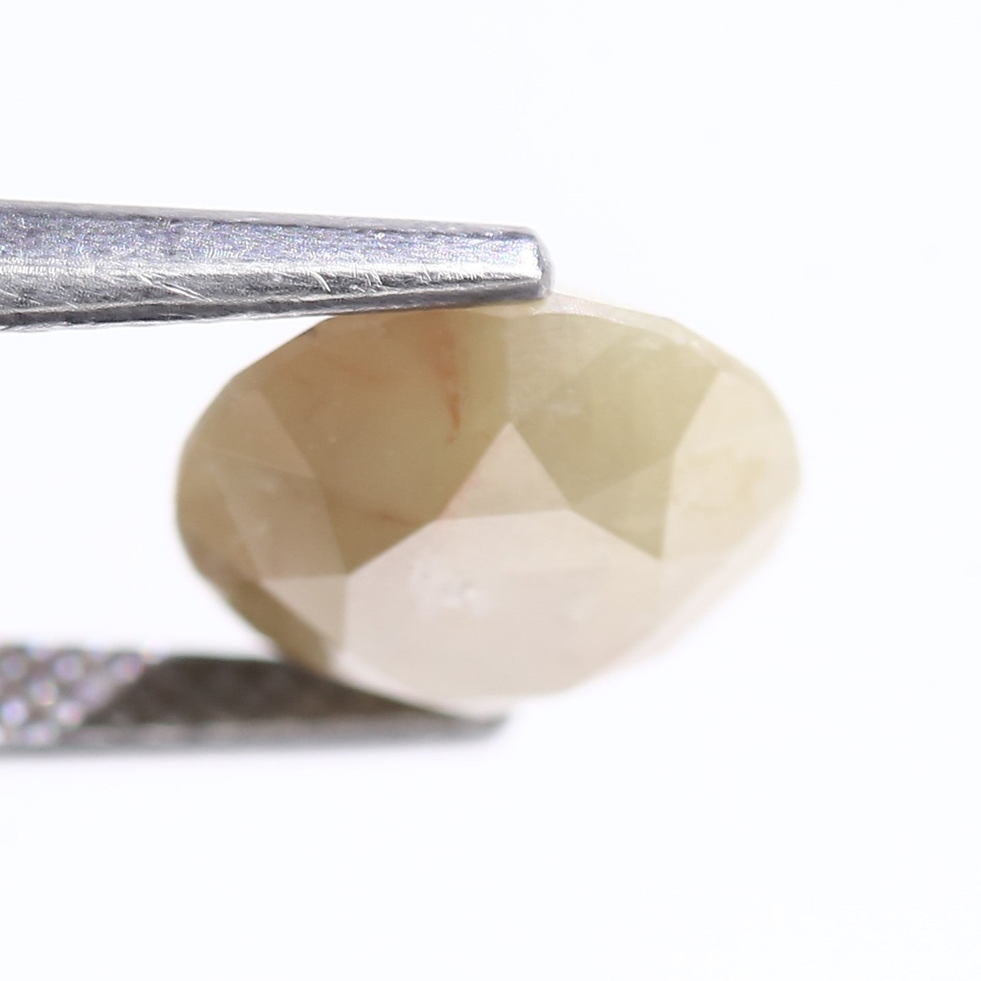 3.20 Carat Natural Round Cut Yellow Grey Salt And Pepper Diamond 9.04 MM