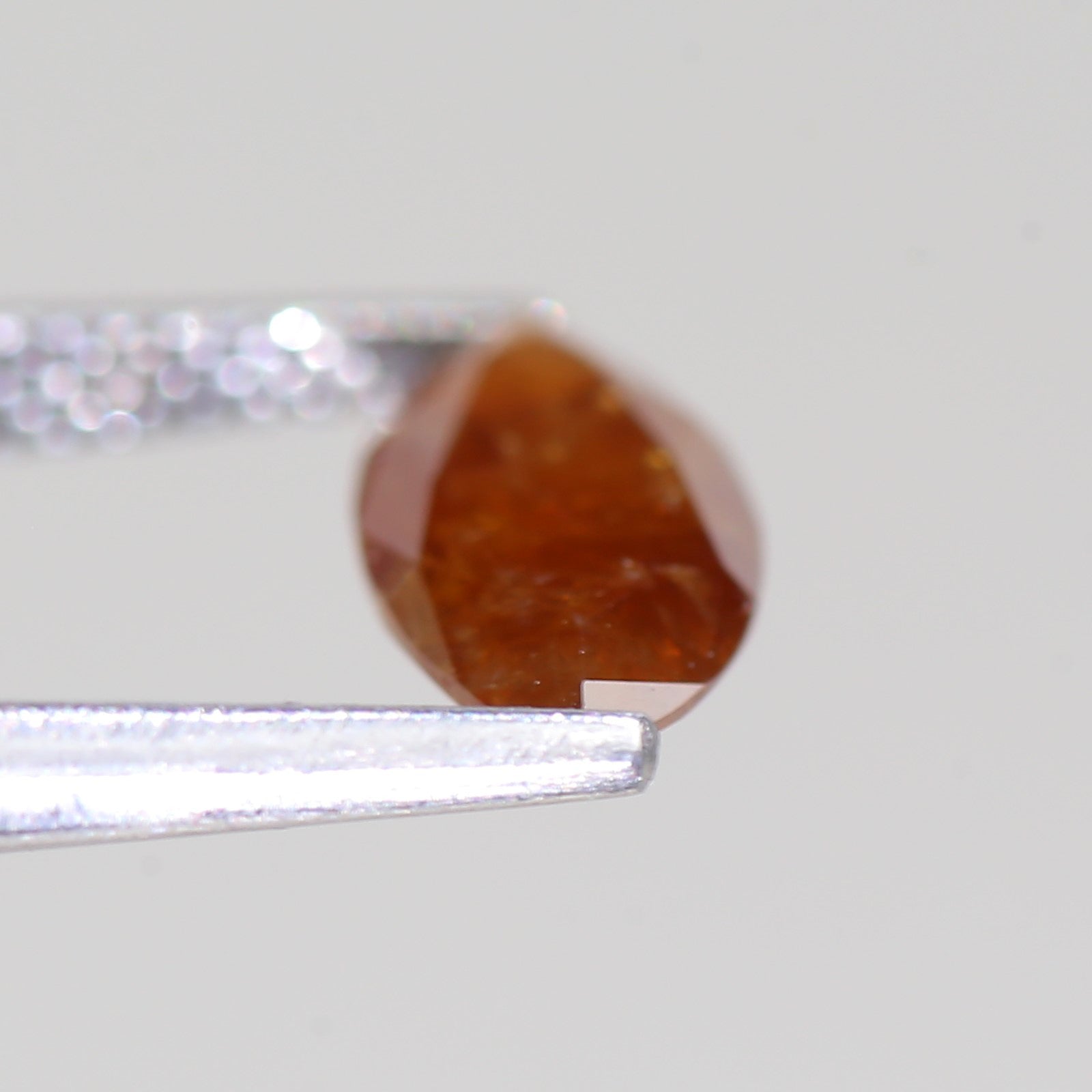 1.32 Carat Natural Marquise Cut Orange Salt And Pepper Diamond 11.07 MM