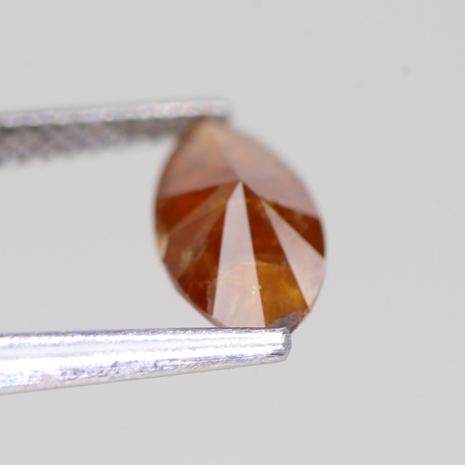 1.32 Carat Natural Marquise Cut Orange Salt And Pepper Diamond 11.07 MM