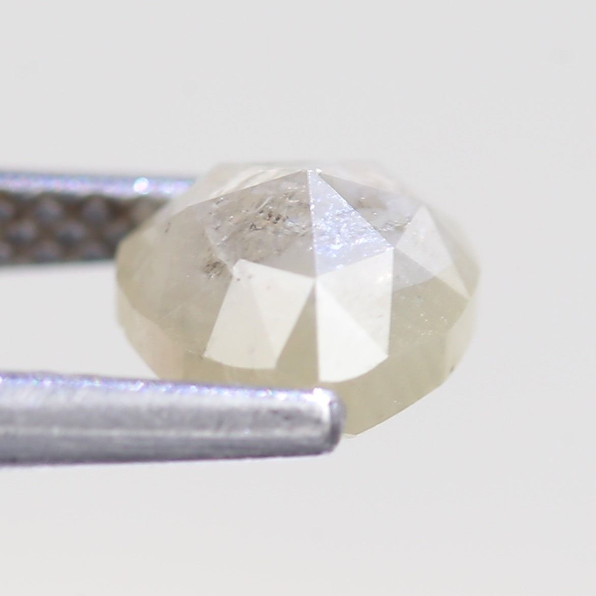 1 Carat Natural Heart Shaped Salt And Pepper Diamond 5 MM