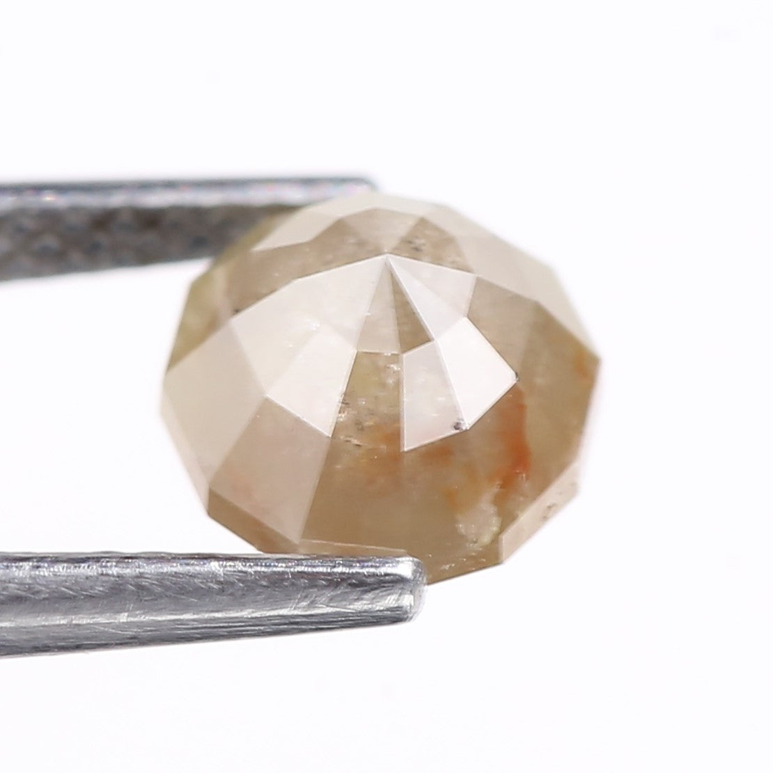 2.02 Carat Natural Geometric Cut Salt And Pepper Diamond 7.70 MM