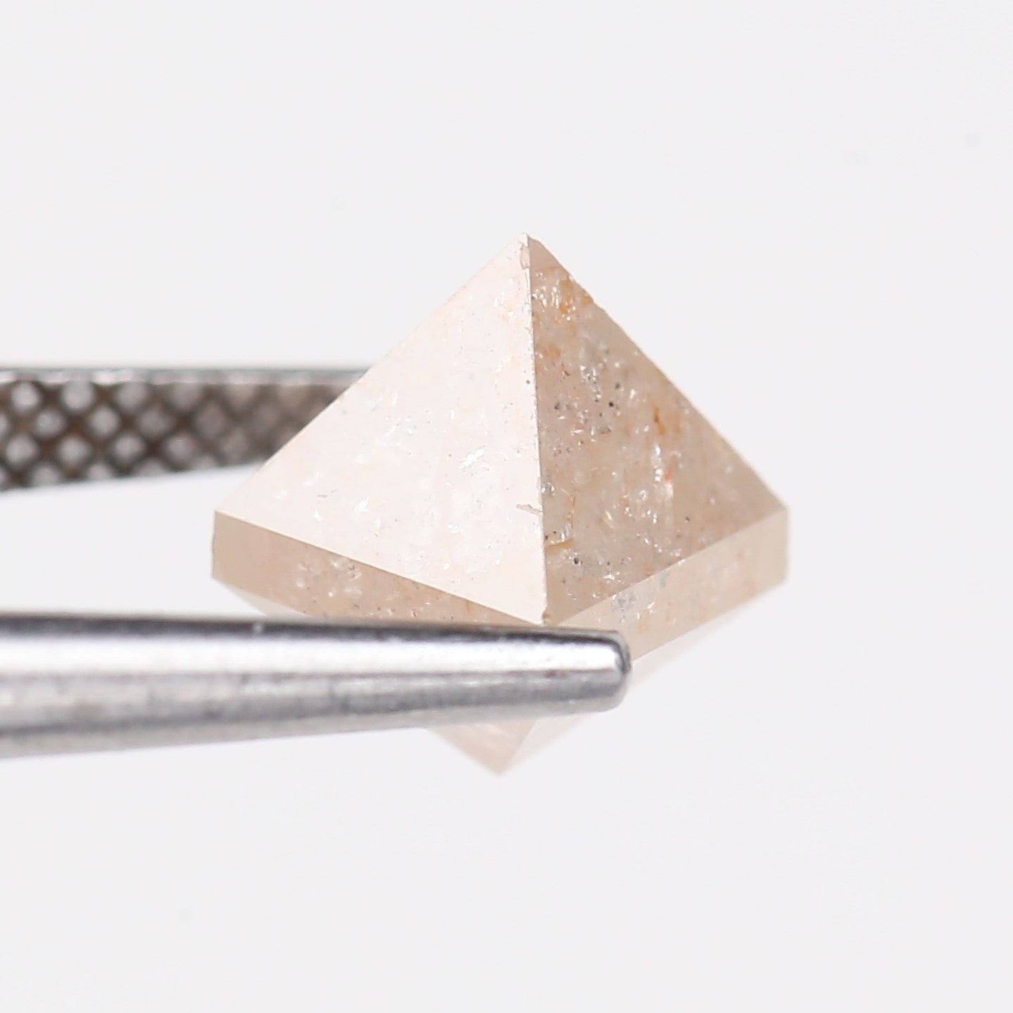 2.17 Carat Natural Pink Square Pyramid Cut Diamond 6.00 MM
