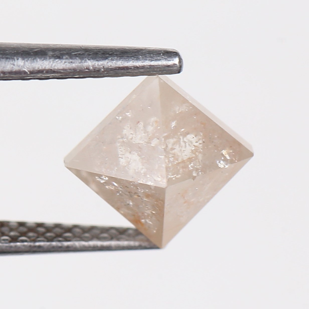 2.17 Carat Natural Pink Square Pyramid Cut Diamond 6.00 MM