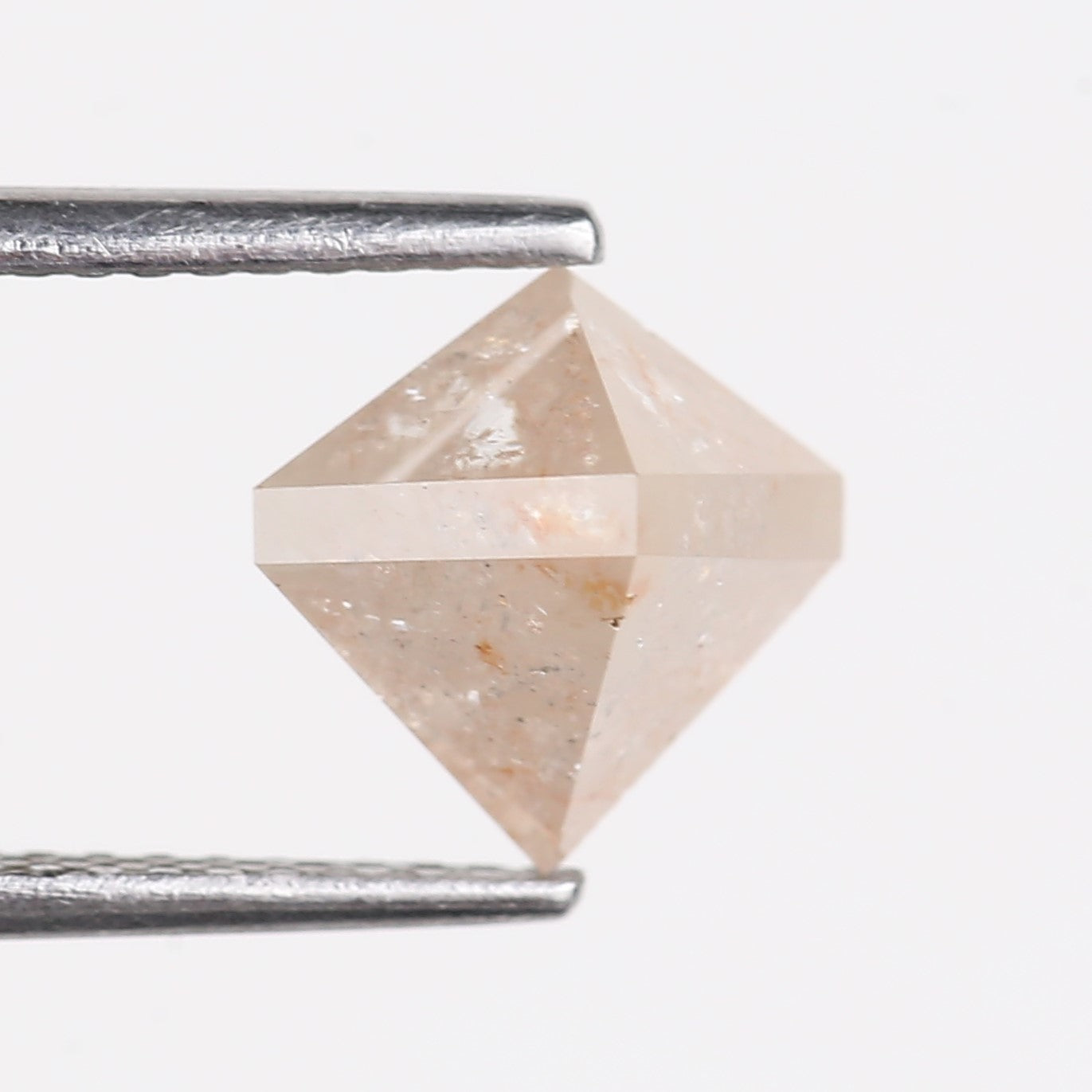 2.17 Carat Natural Pink Square Pyramid Cut Diamond 6.00 MM