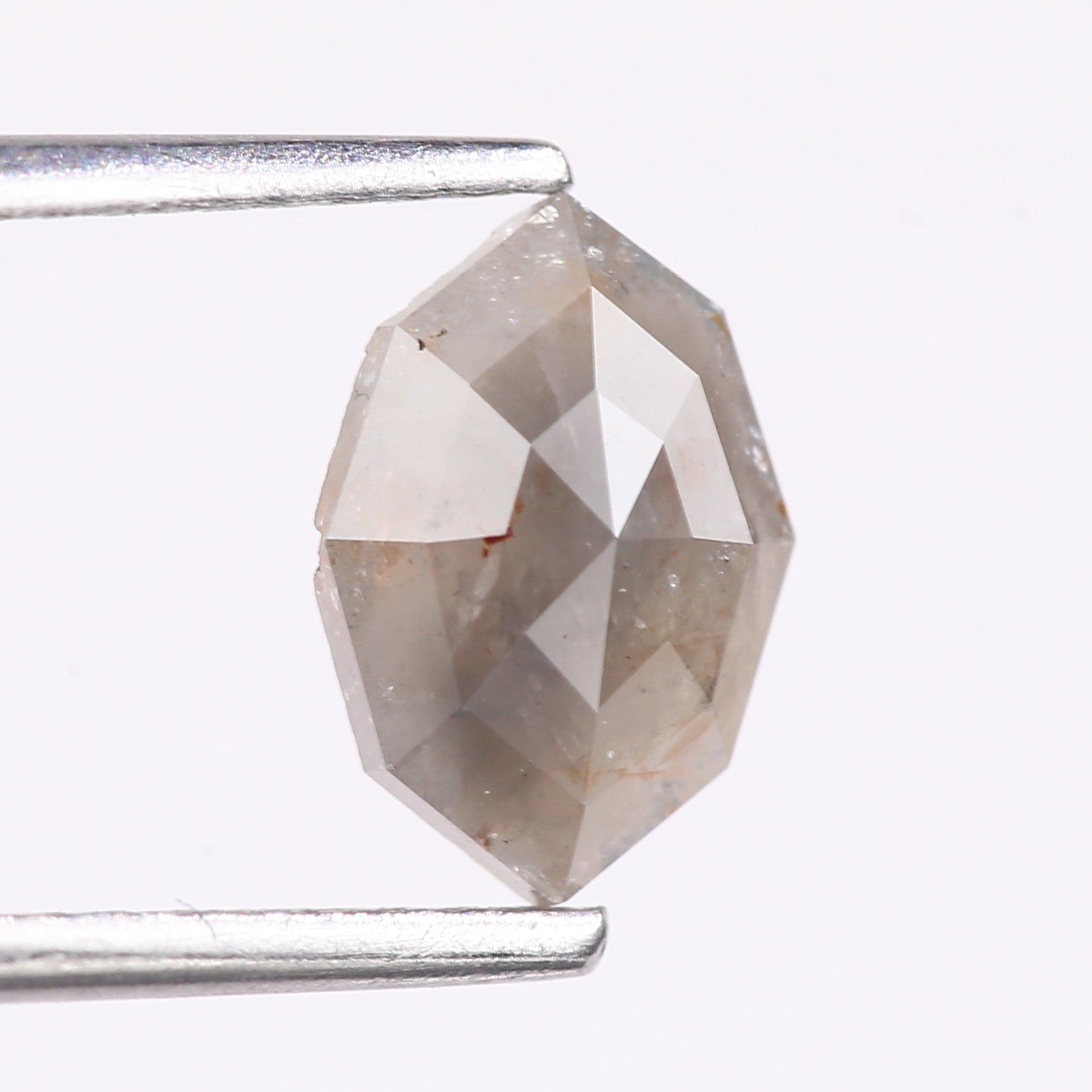 1.16 Carat Natural Gray Marquise Cut Salt And Pepper Diamond 8.97 MM