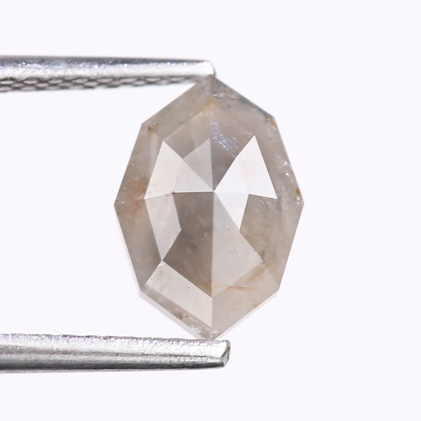 1.16 Carat Natural Gray Marquise Cut Salt And Pepper Diamond 8.97 MM