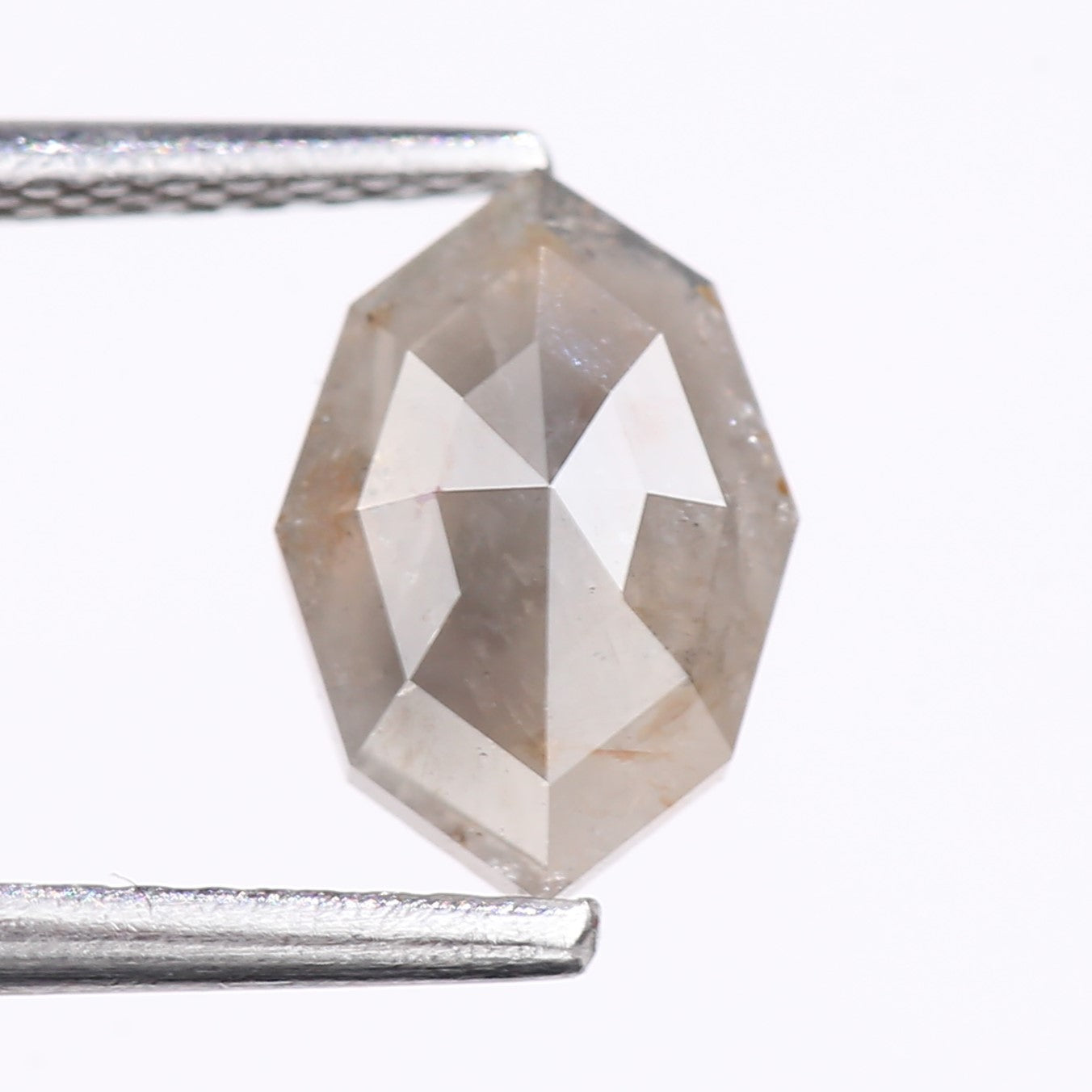 1.16 Carat Natural Gray Marquise Cut Salt And Pepper Diamond 8.97 MM