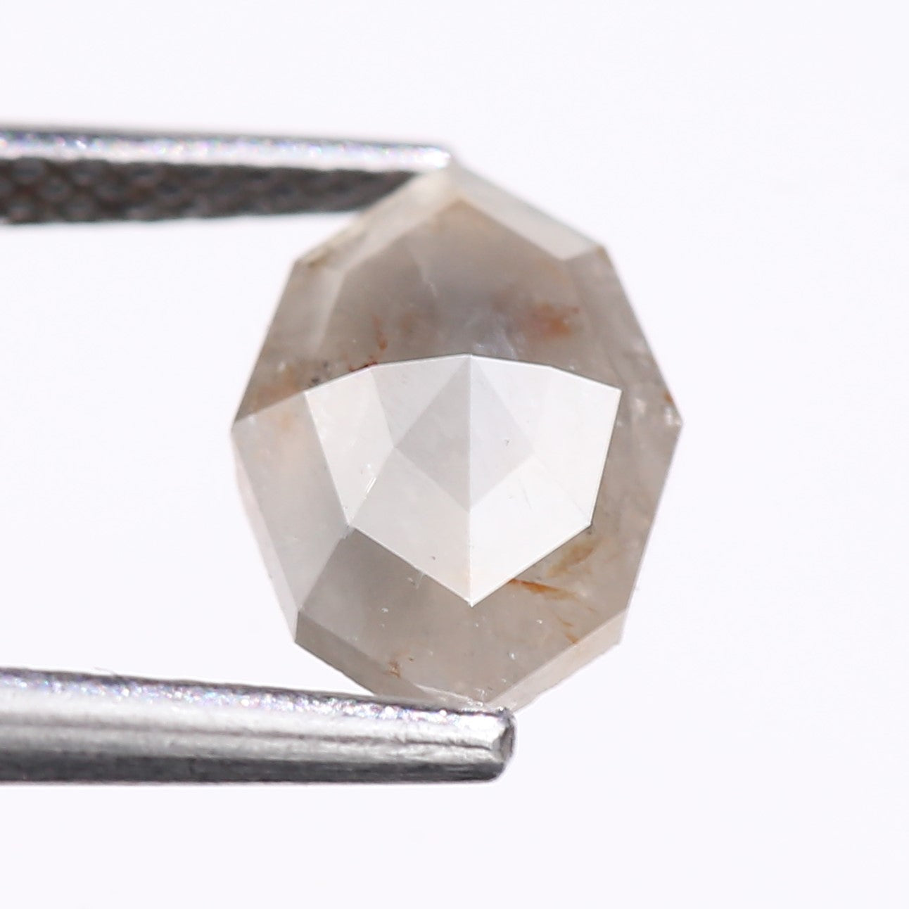 1.16 Carat Natural Gray Marquise Cut Salt And Pepper Diamond 8.97 MM