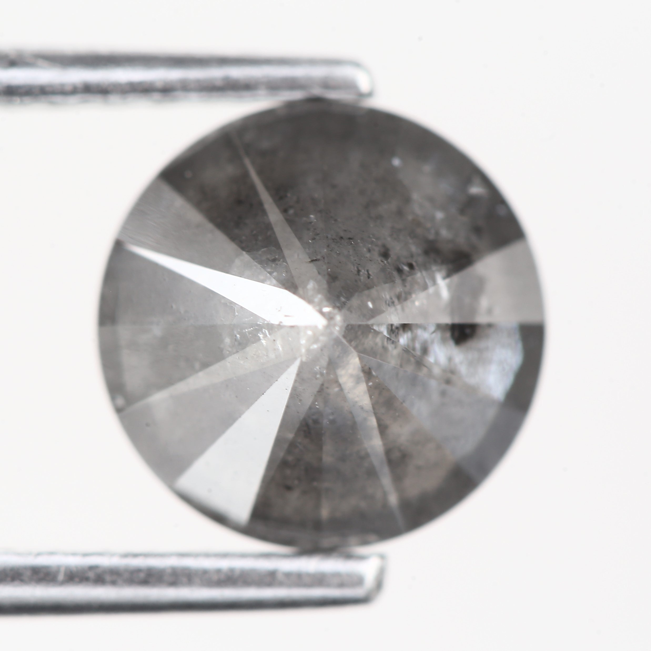 gray salt and pepper diamond 1.62 carat