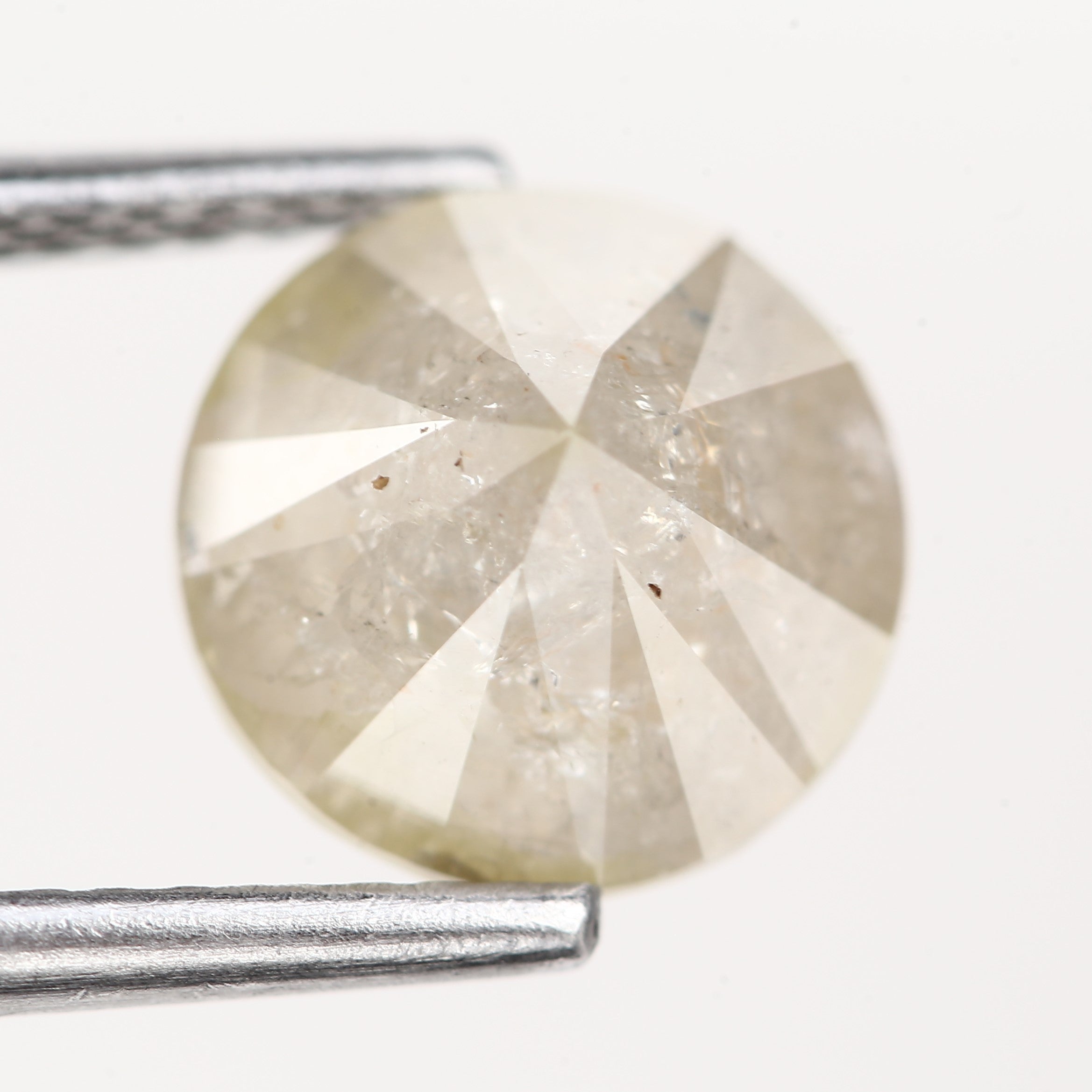 2.47 Carat Fancy Gray Round Brilliant Diamond 8 MM