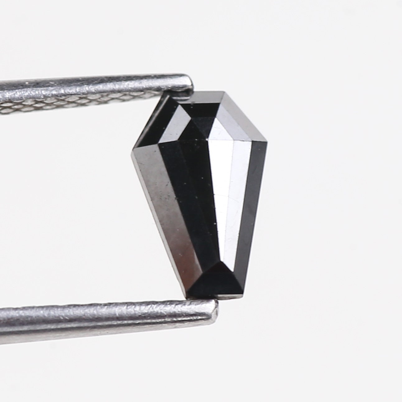 0.69 Carat Natural Coffin Black Diamond 8 MM