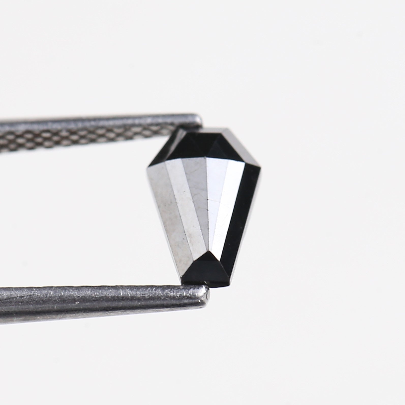 0.69 Carat Natural Coffin Black Diamond 8 MM