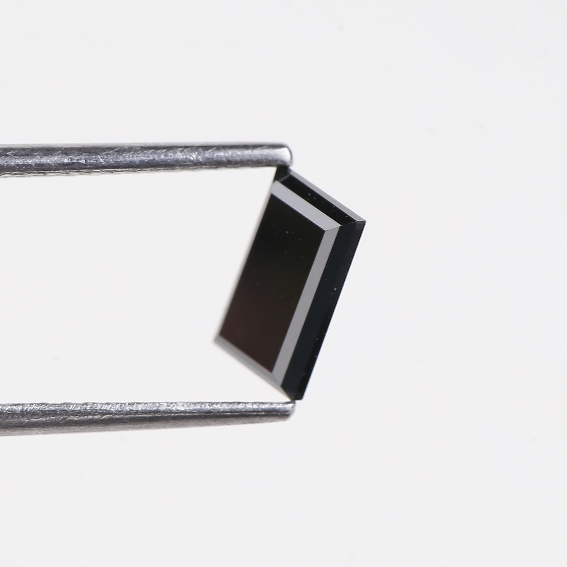 0.92 Carat Baguette Cut Black Loose Diamond 7.20 MM
