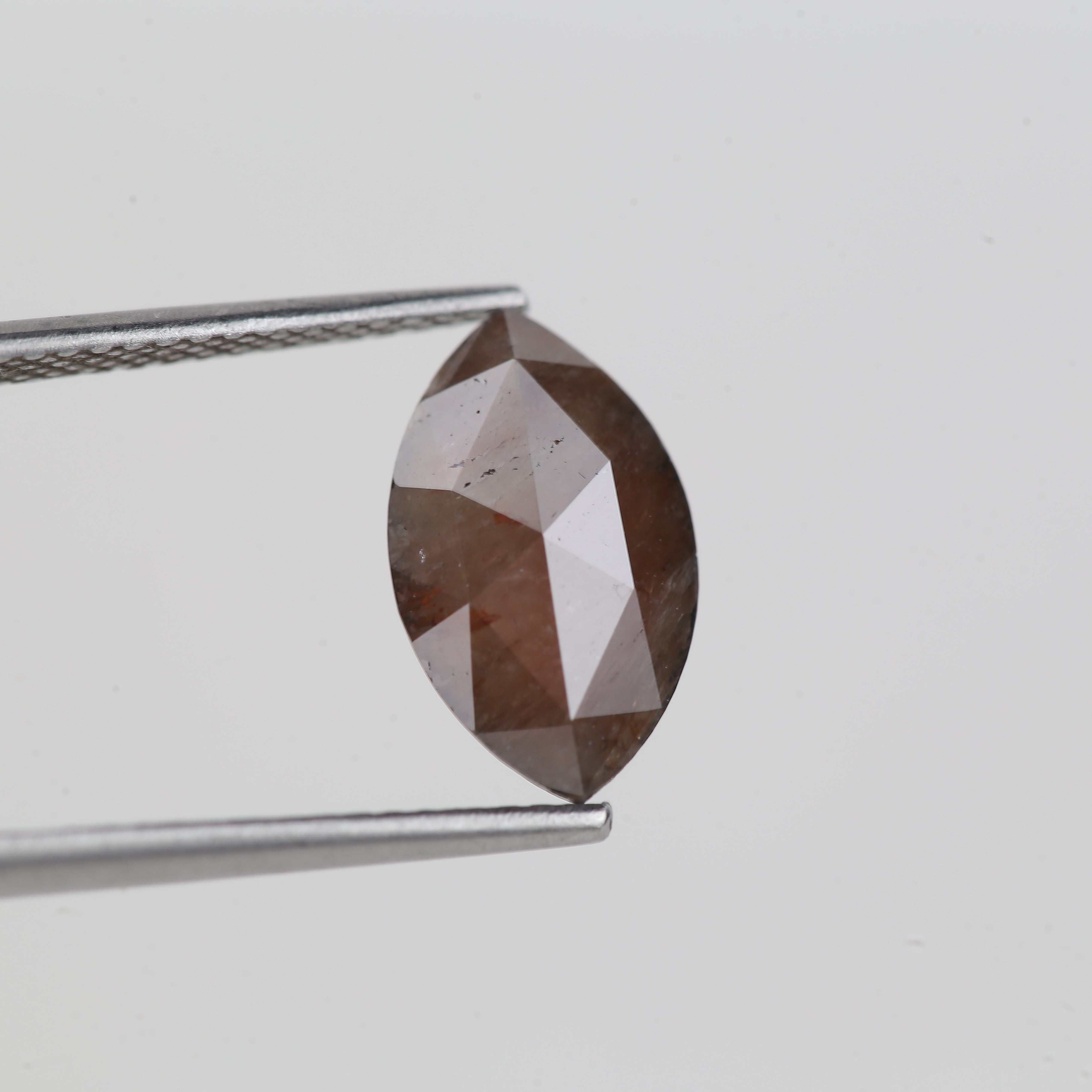 1.99 Carat Salt and Pepper Marquise Cut Diamond 12.10 MM