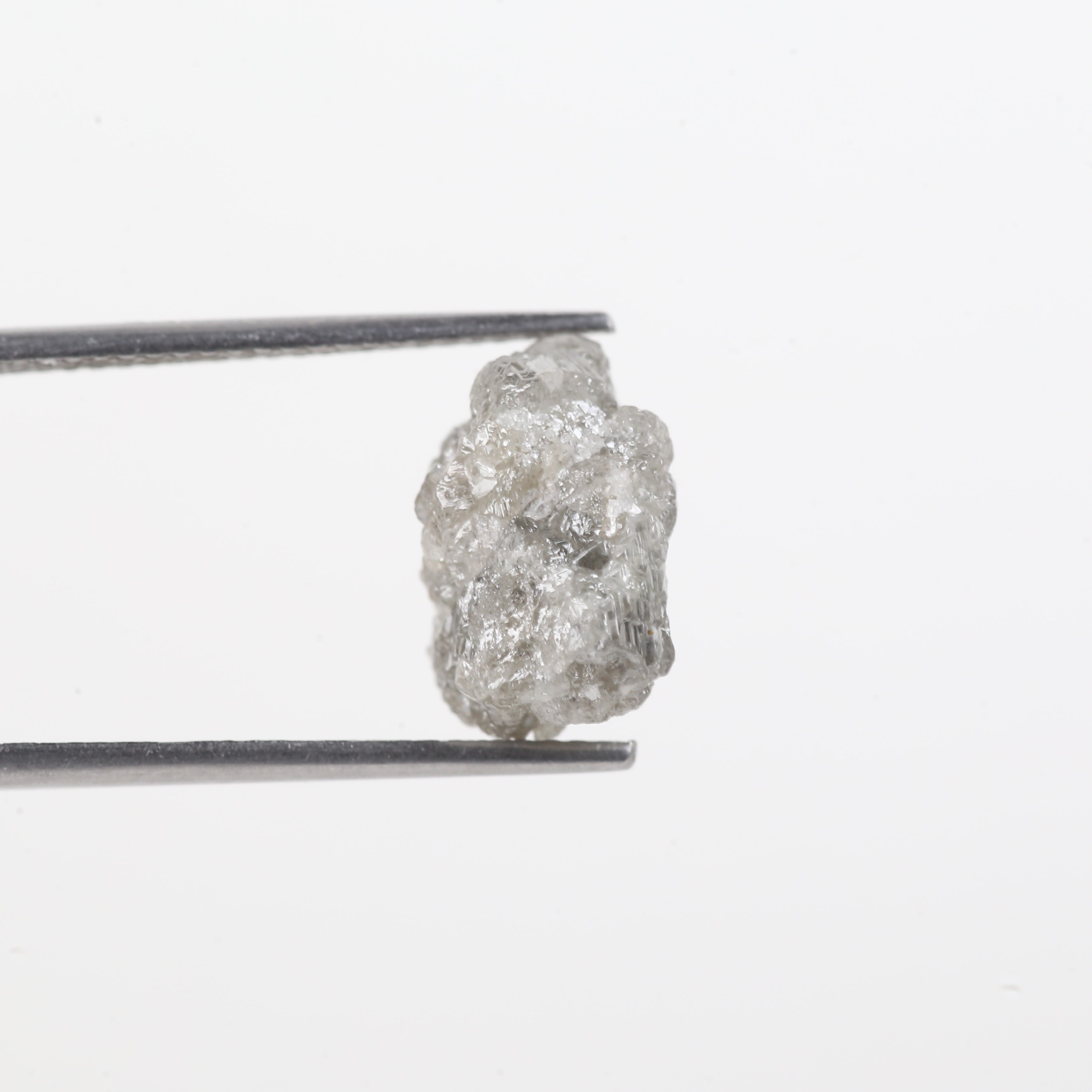 7.32 Carat Natural Rough Crystal Diamond Earth Mined Uncut Diamond 12.38 MM