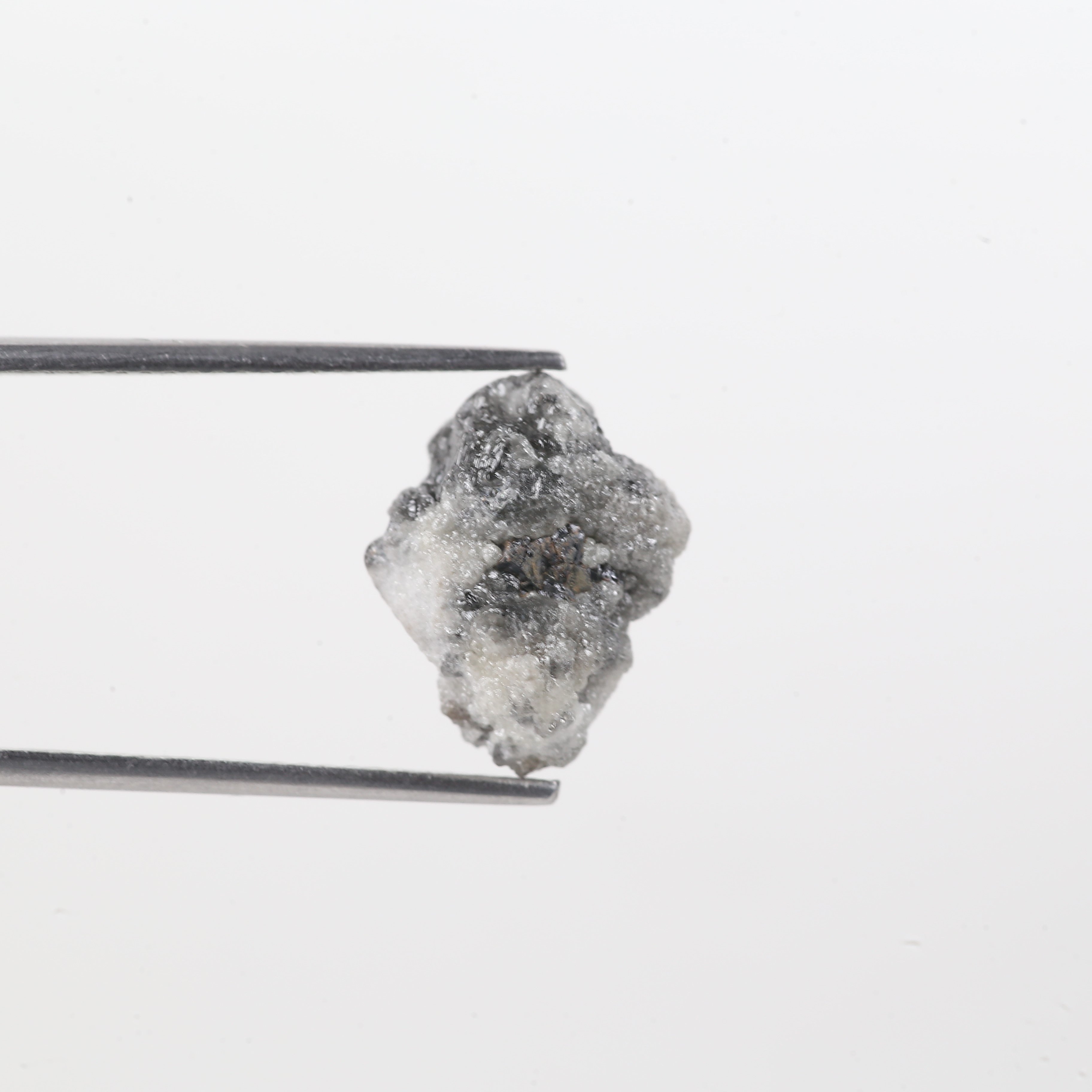 6.76 Carat Natural Rough Diamond Icy Gray Diamond Raw Uncut Diamond 13.53 MM