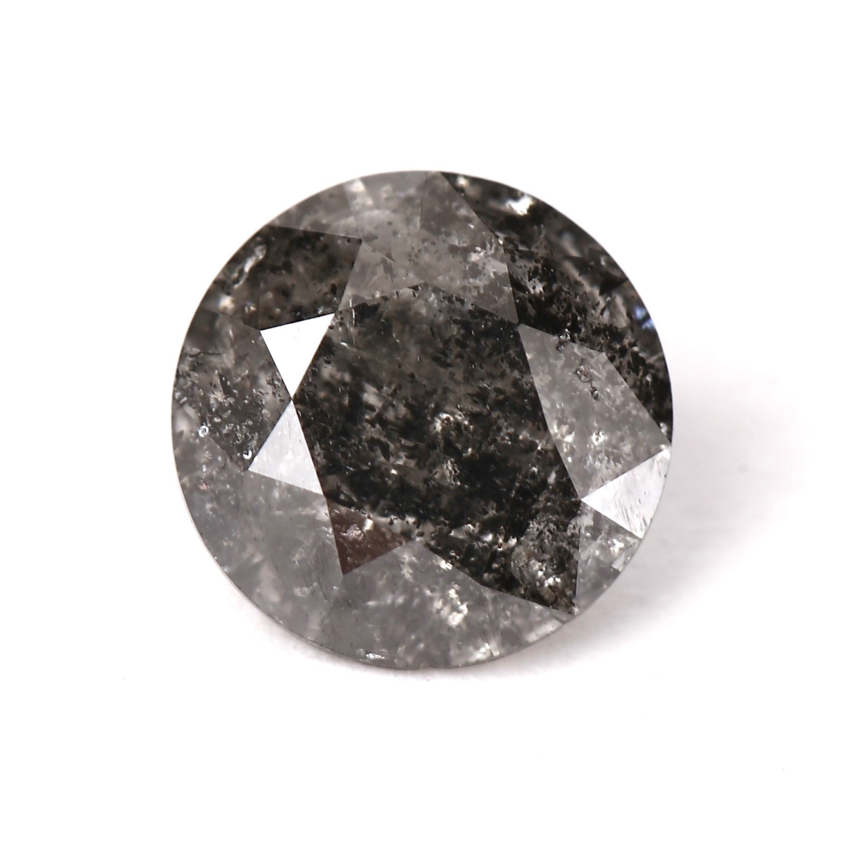 0.94ct Celestial Black Natural Loose Diamond 6.3 MM