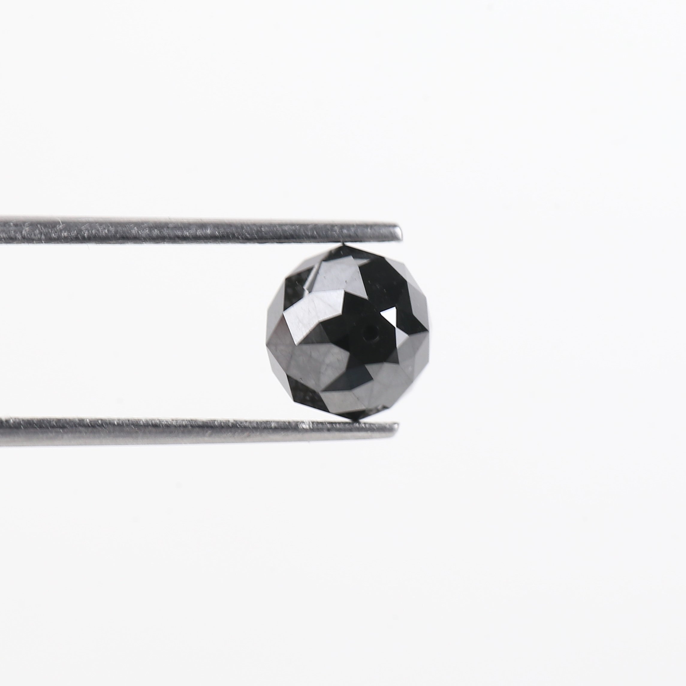 2.90 Carat Natural Black Beads Diamond 7.51 MM