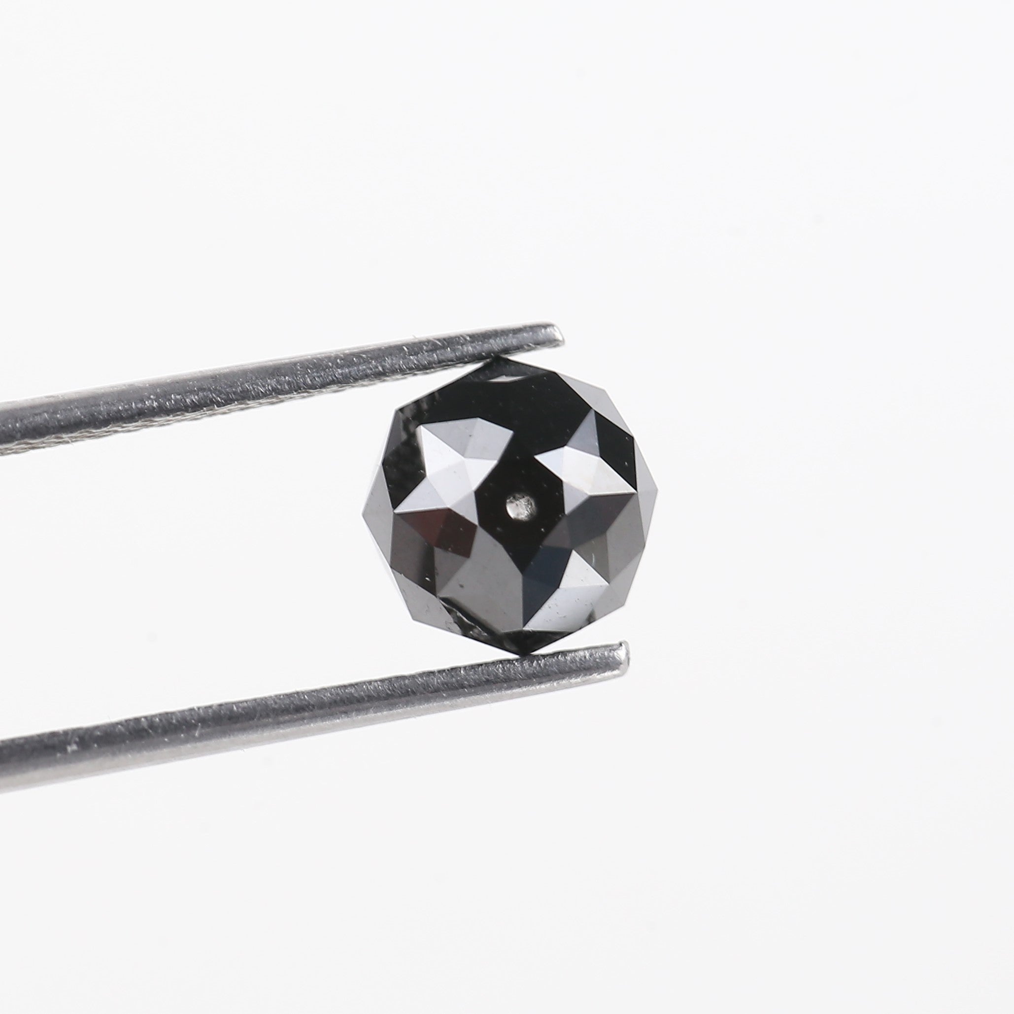 2.90 Carat Natural Black Beads Diamond 7.51 MM