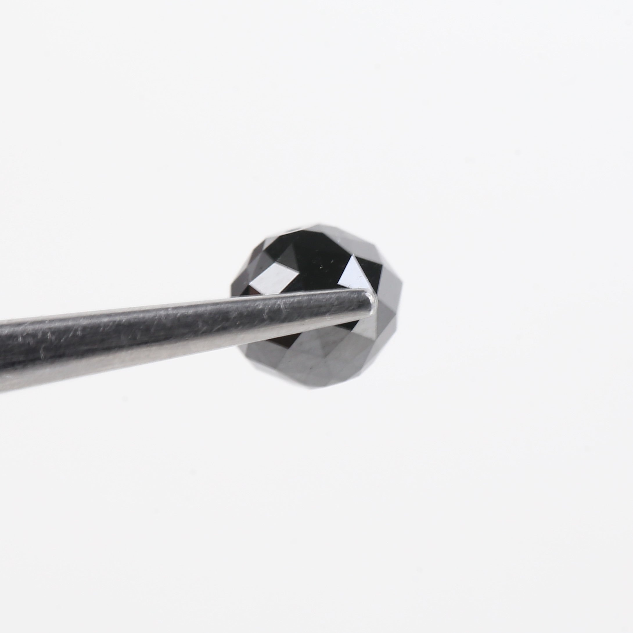 2.90 Carat Natural Black Beads Diamond 7.51 MM