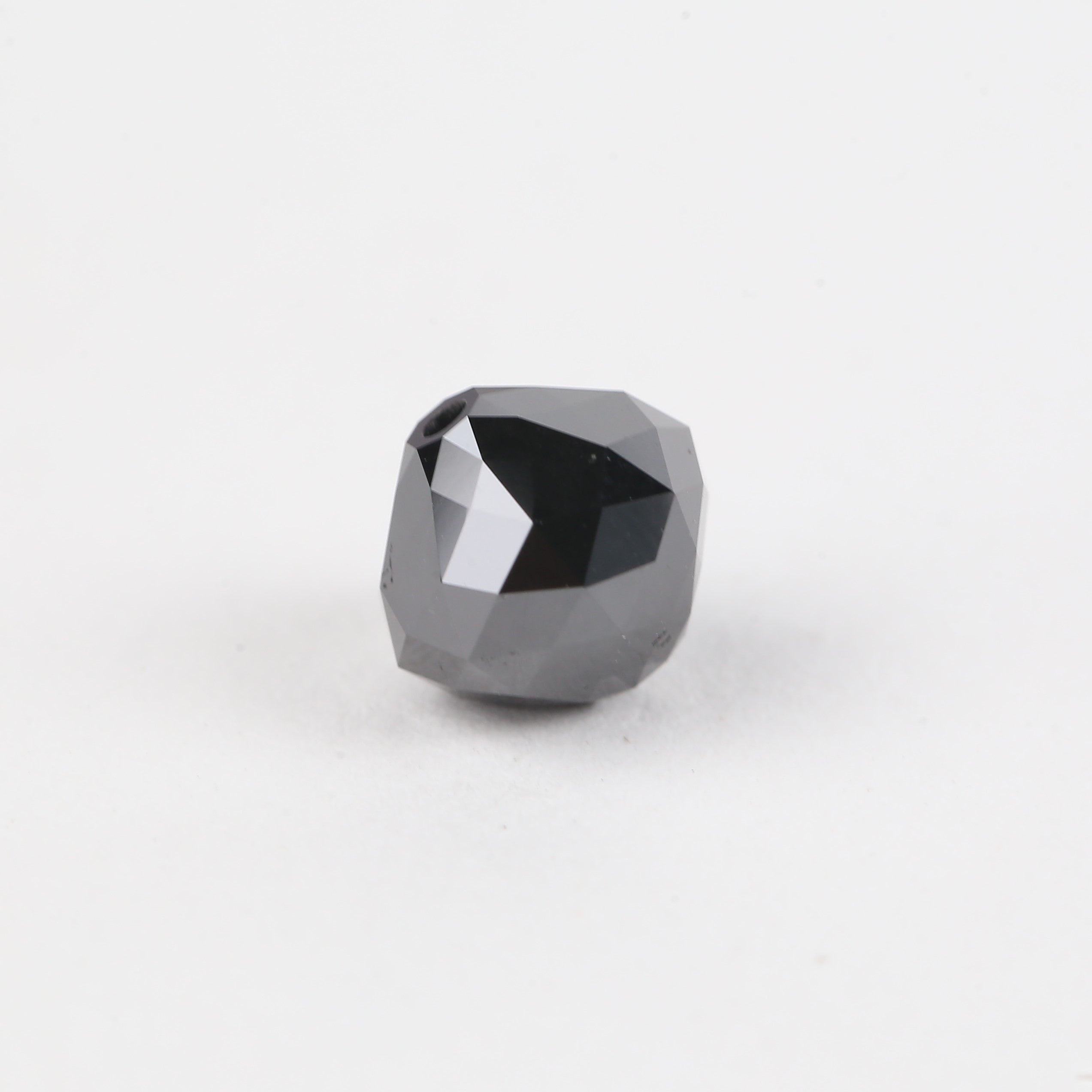 4.43 Carat Drilled Balls cut Beads Black Diamond 8.86 MM
