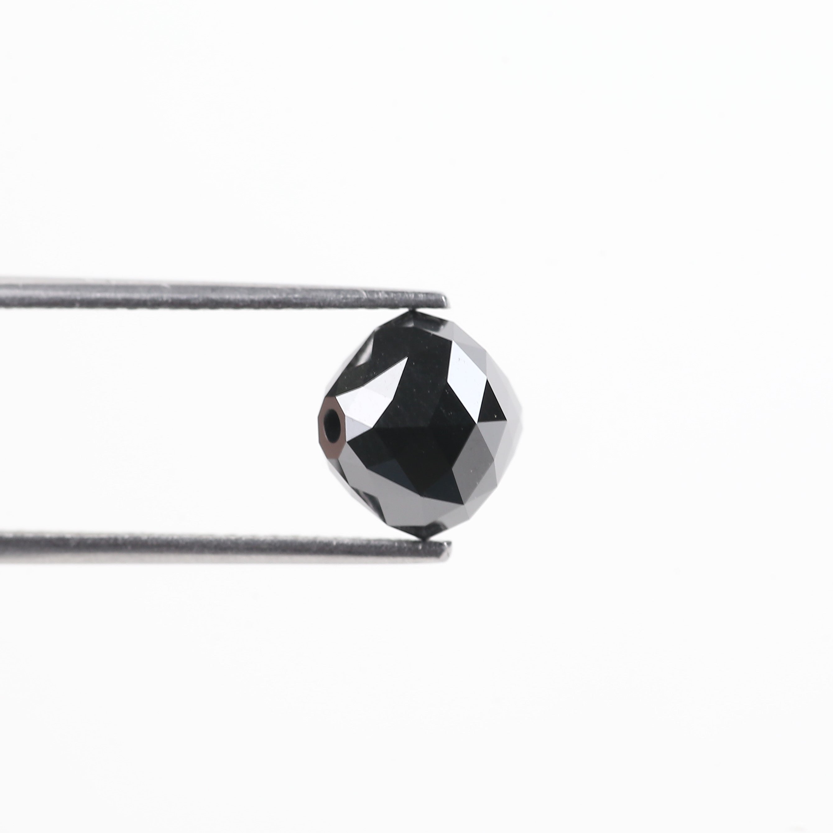 4.43 Carat Drilled Balls cut Beads Black Diamond 8.86 MM