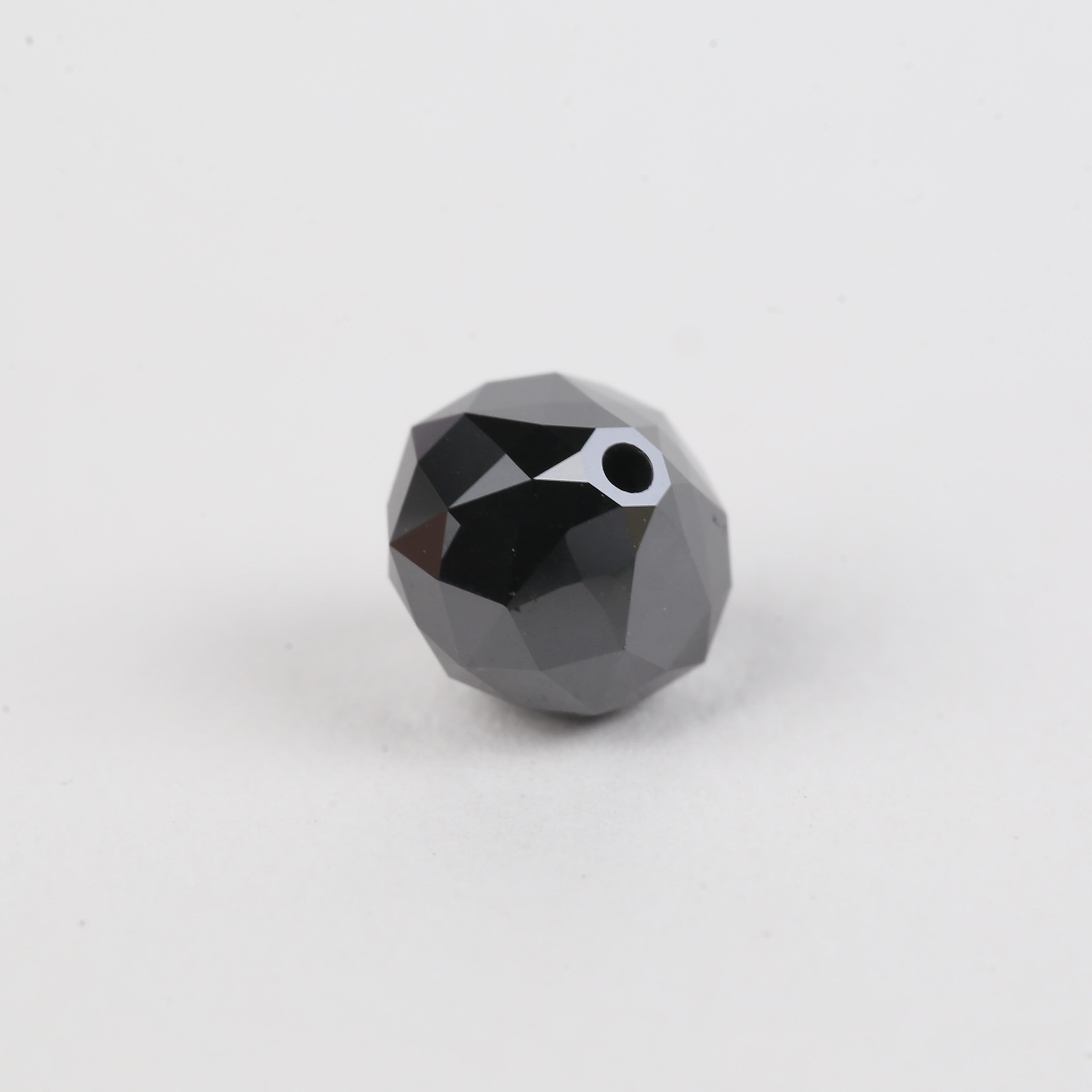 4.43 Carat Drilled Balls cut Beads Black Diamond 8.86 MM