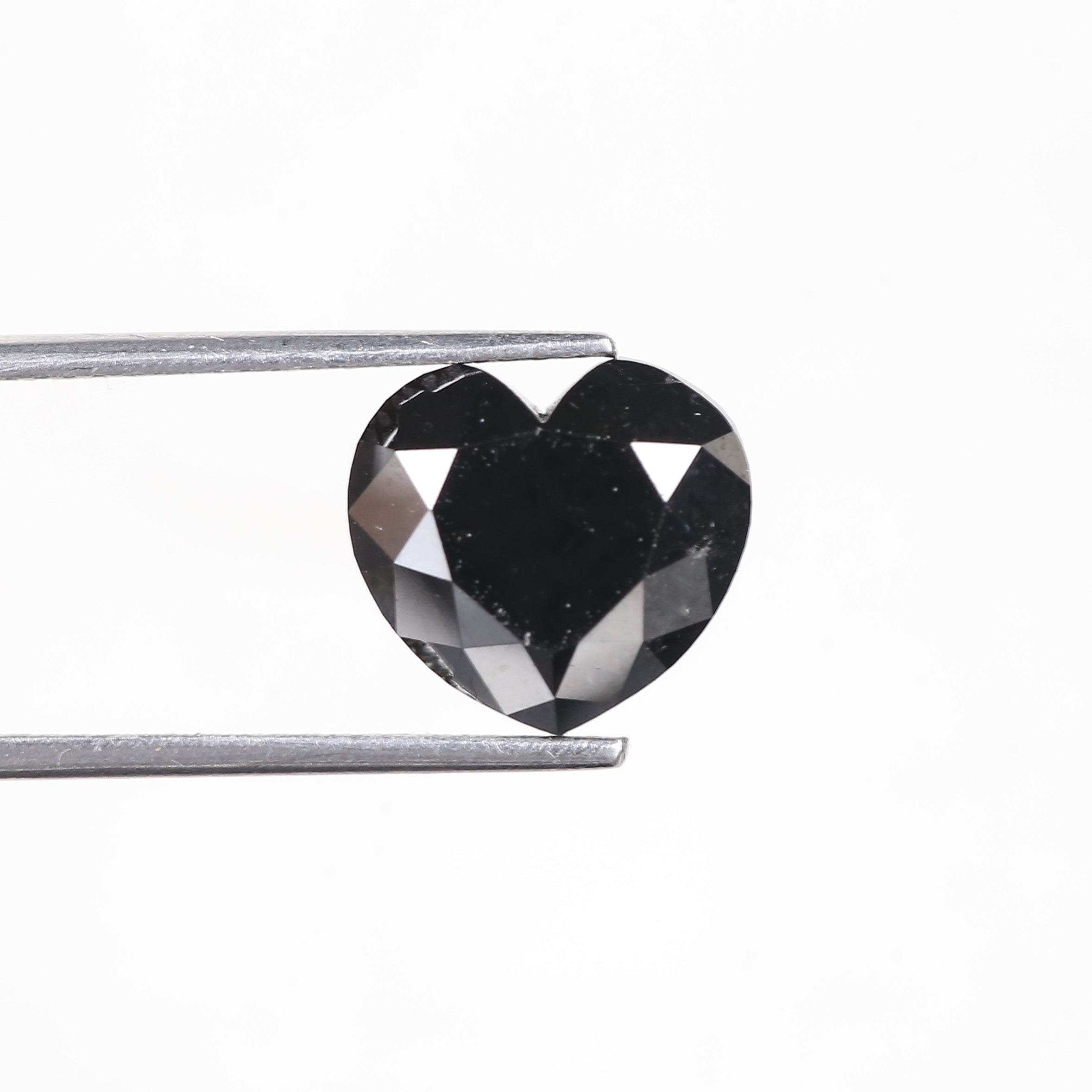 5.90 Carat Natural Black Heart Diamond 10.30 MM