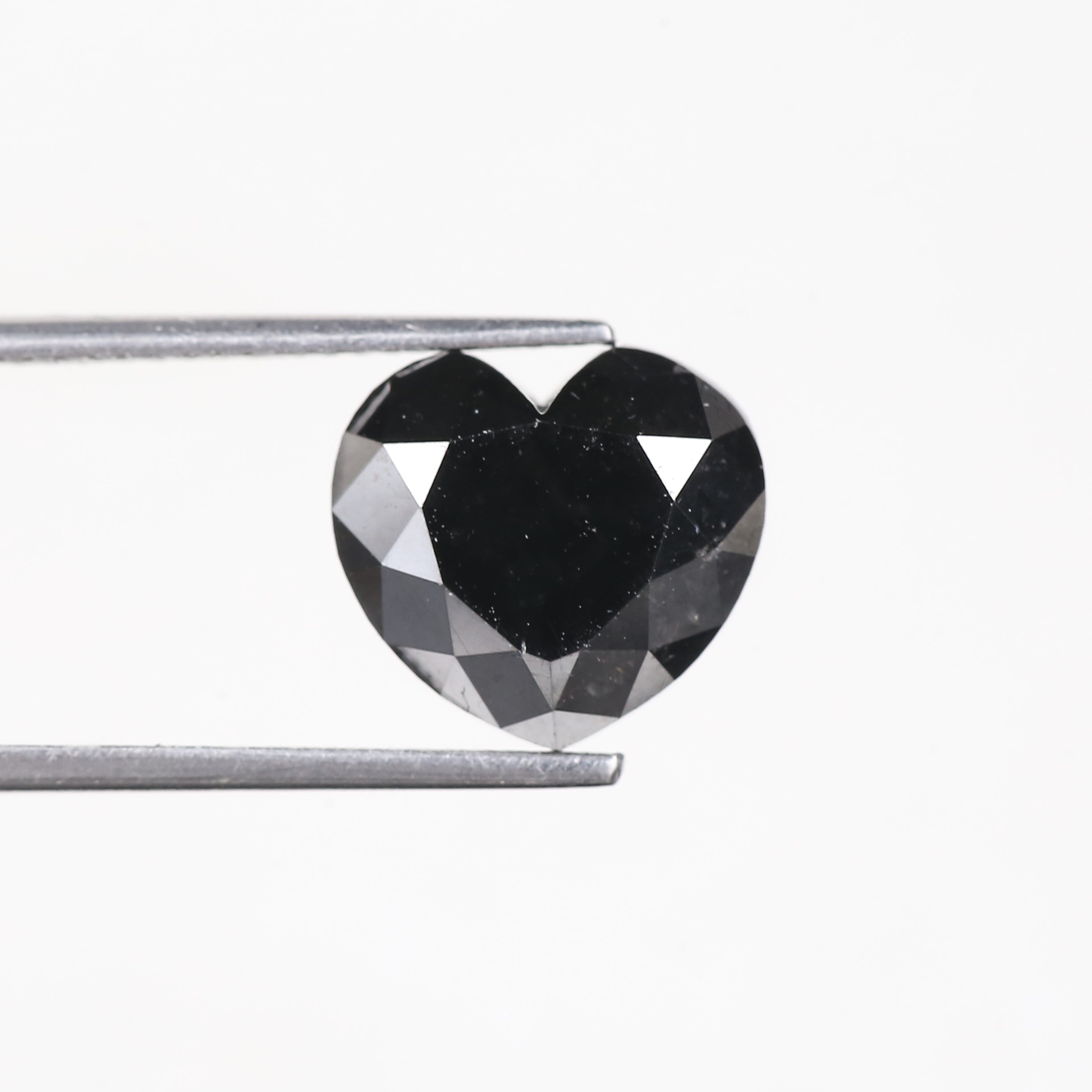 5.90 Carat Natural Black Heart Diamond 10.30 MM