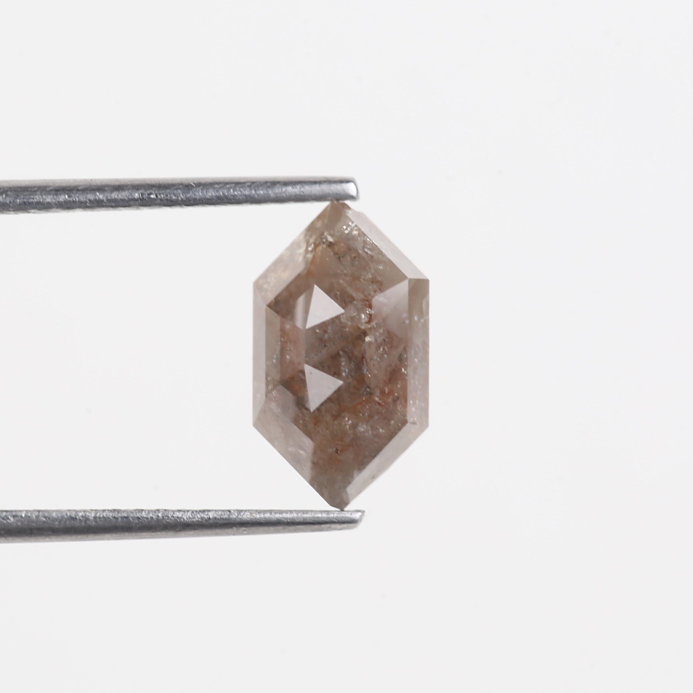 2.40 Carat Natural Hexagon Cut Diamond 10.91 MM