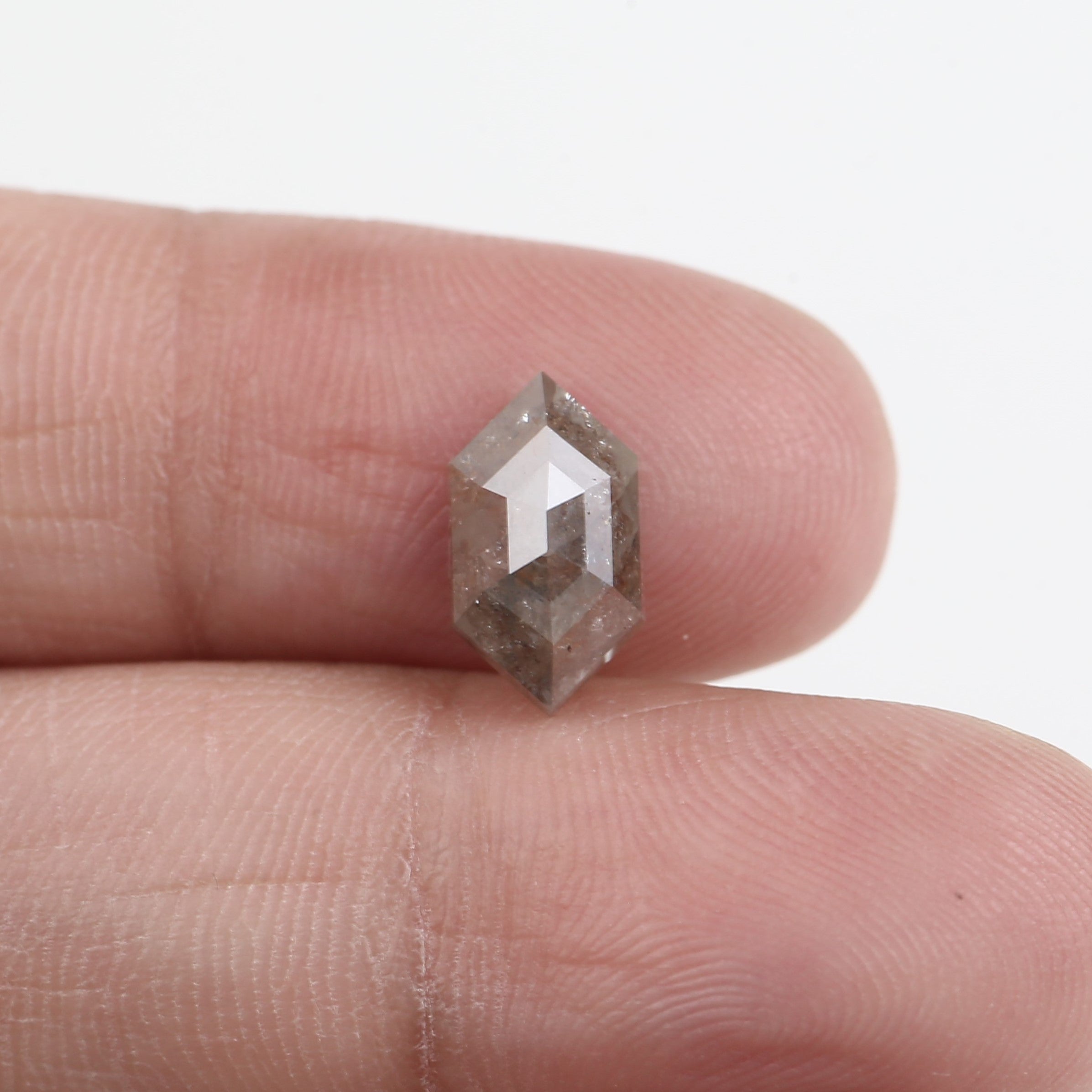 2.40 Carat Natural Hexagon Cut Diamond 10.91 MM