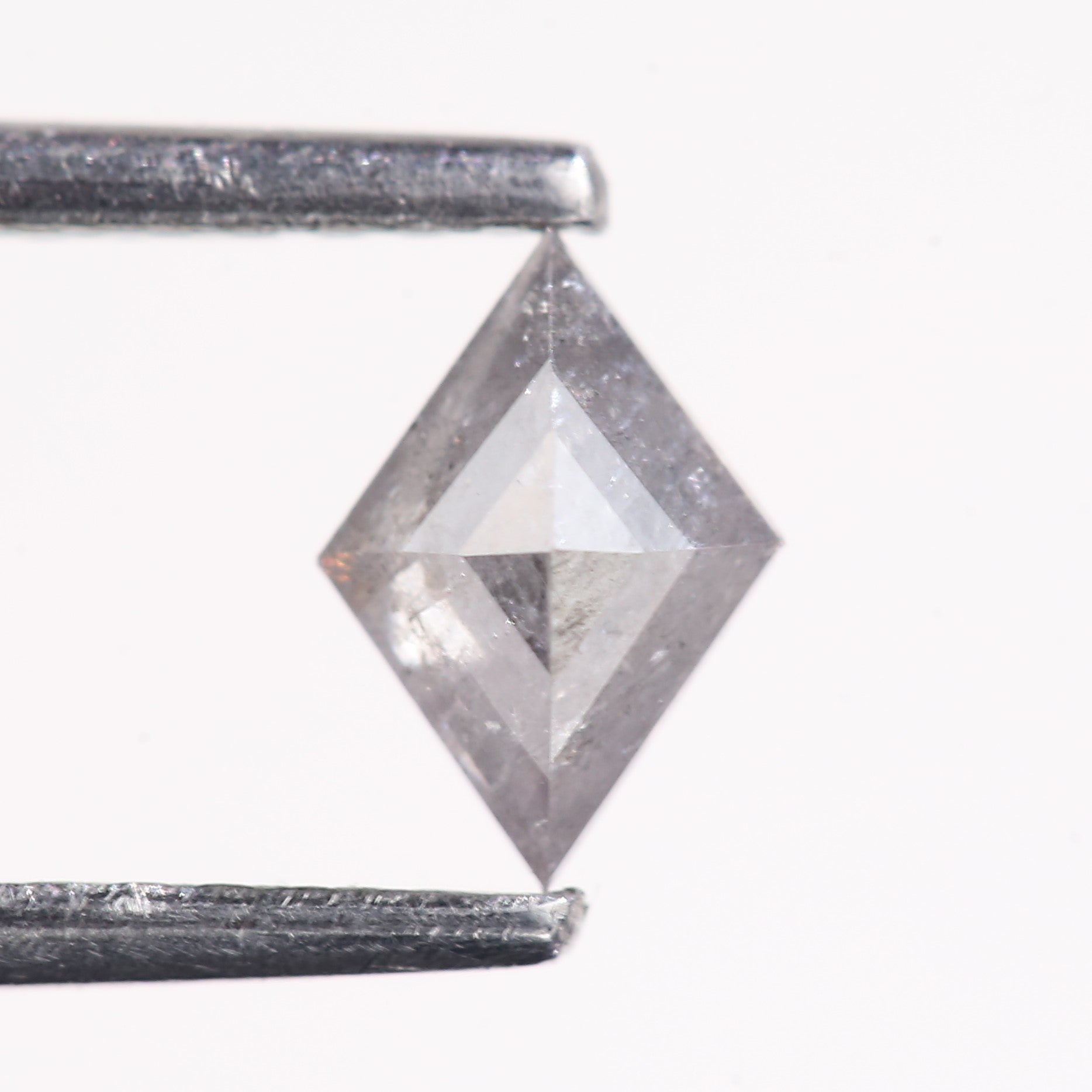 0.31 Carat Natural Gray Lozenge Salt And Pepper Diamond 6.32 MM