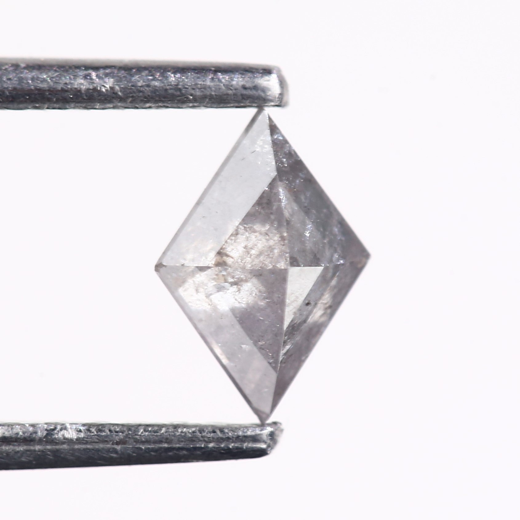 0.31 Carat Natural Gray Lozenge Salt And Pepper Diamond 6.32 MM
