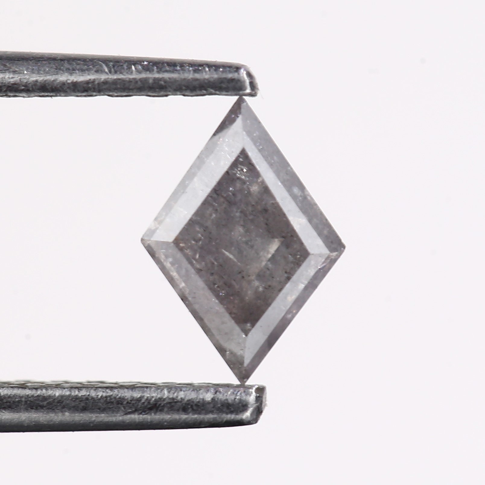 0.31 Carat Natural Gray Lozenge Salt And Pepper Diamond 6.32 MM