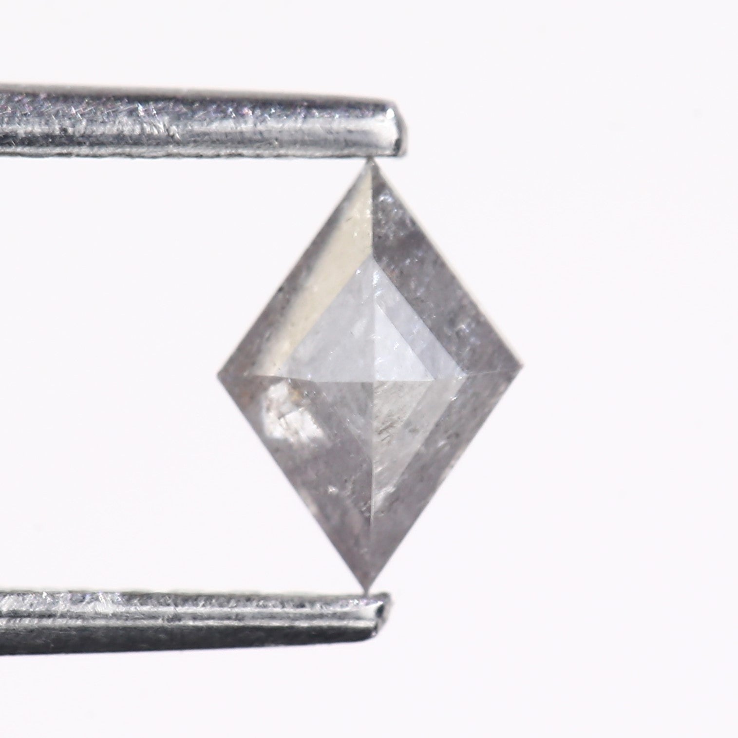 0.31 Carat Natural Gray Lozenge Salt And Pepper Diamond 6.32 MM