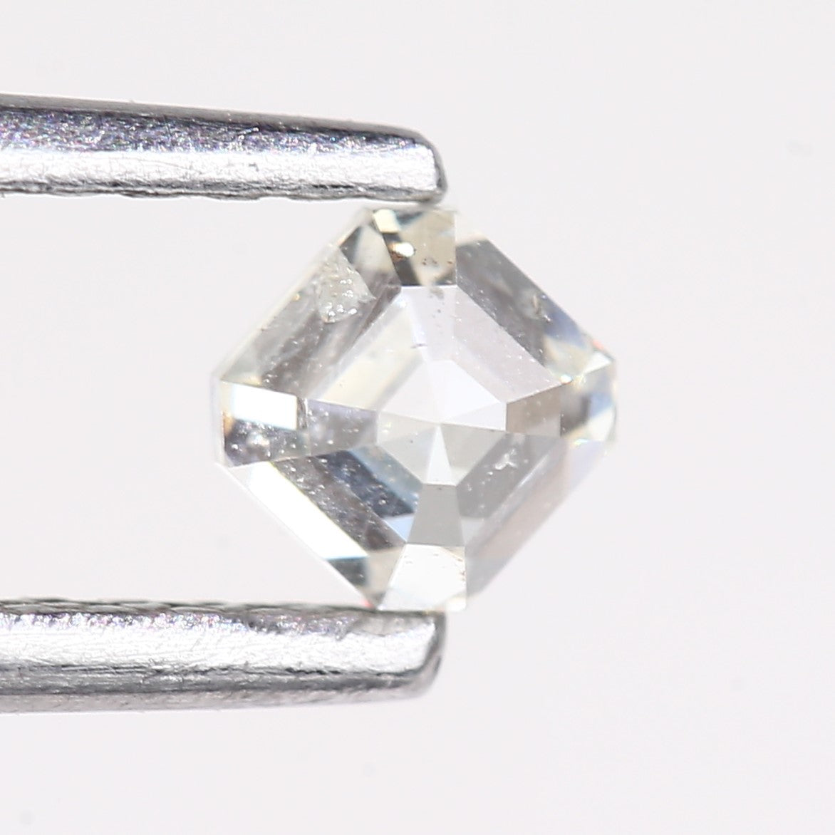 0.29 Carat Asscher Cut Loose Clear White Natural Diamond 3.30 MM